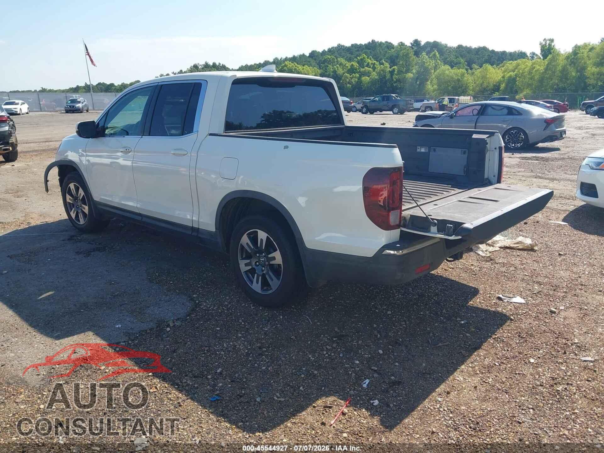 HONDA RIDGELINE 2017 - 5FPYK2F6XHB011127