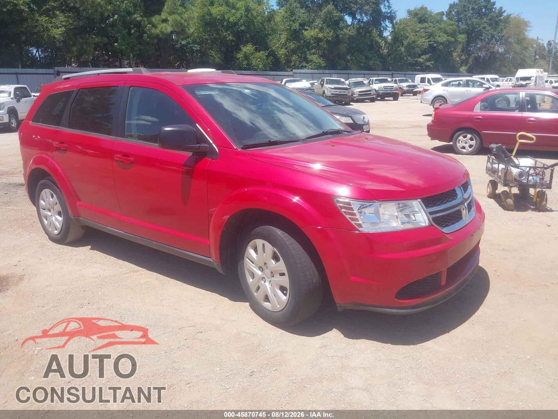 DODGE JOURNEY 2017 - 3C4PDCAB8HT659334