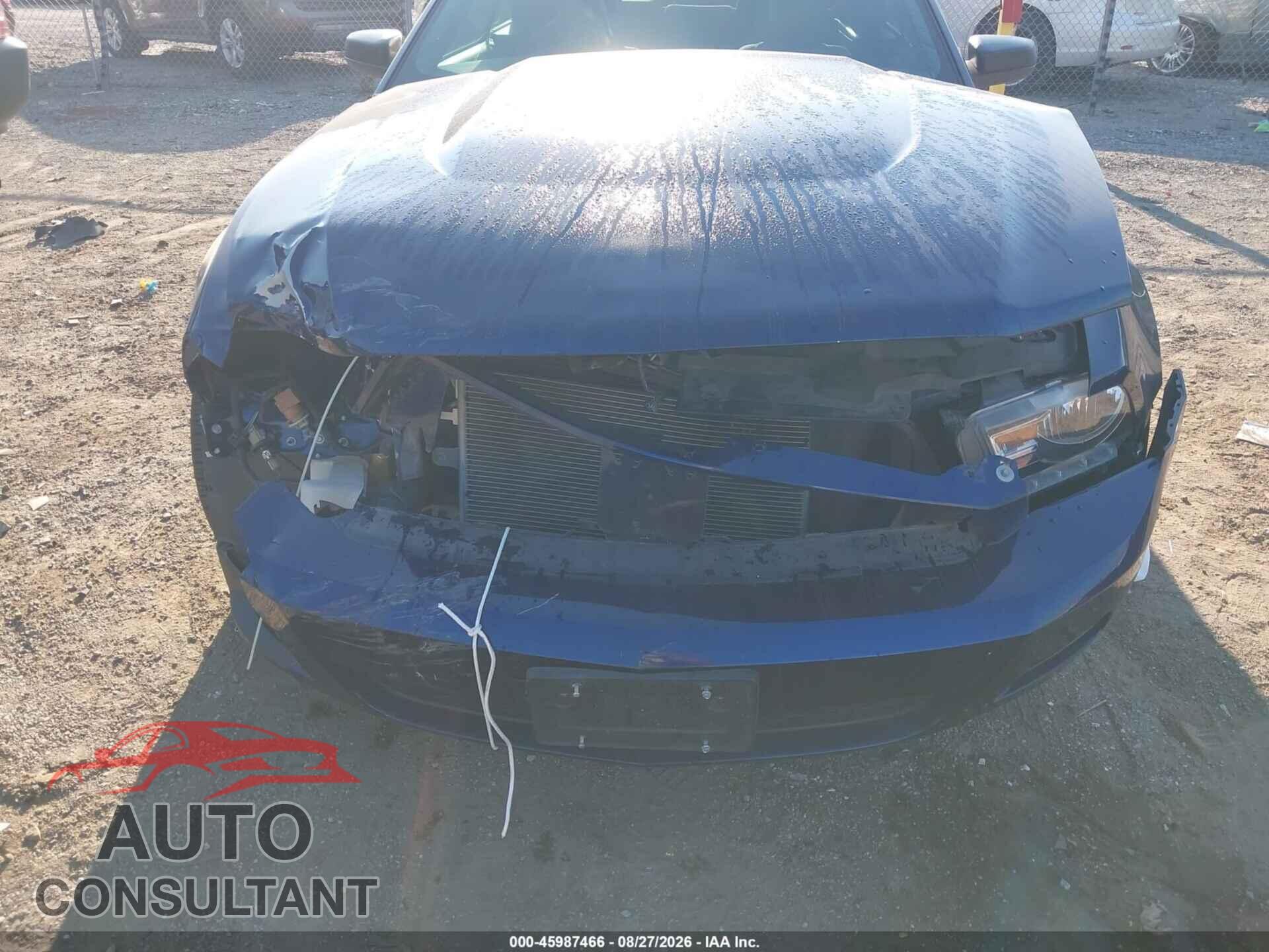 FORD MUSTANG 2012 - 1ZVBP8EM7C5257823