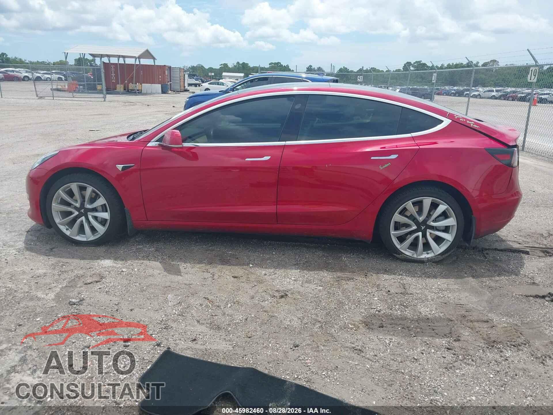 TESLA MODEL 3 2020 - 5YJ3E1EB7LF620428