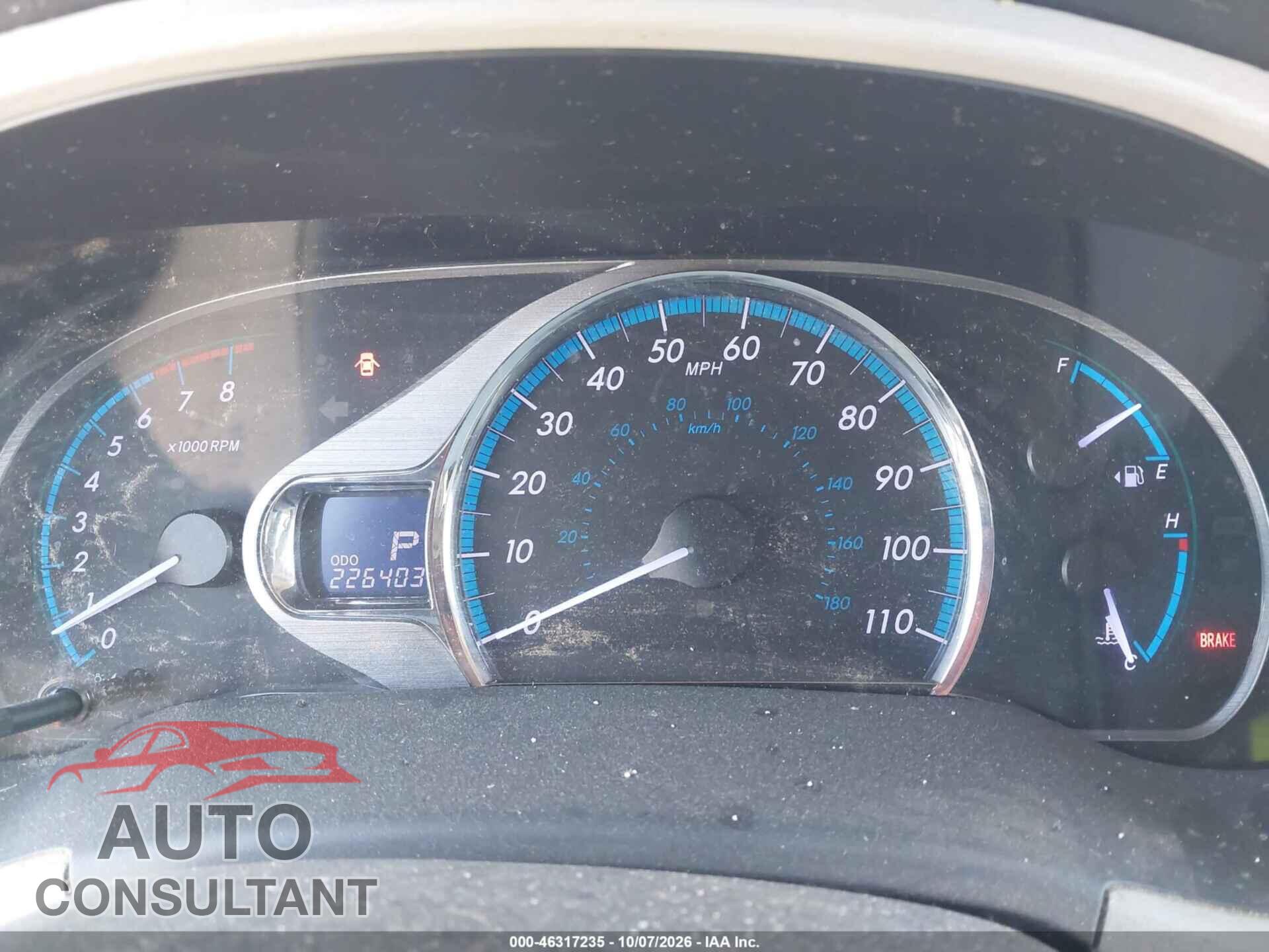 TOYOTA SIENNA 2013 - 5TDYK3DC8DS302318