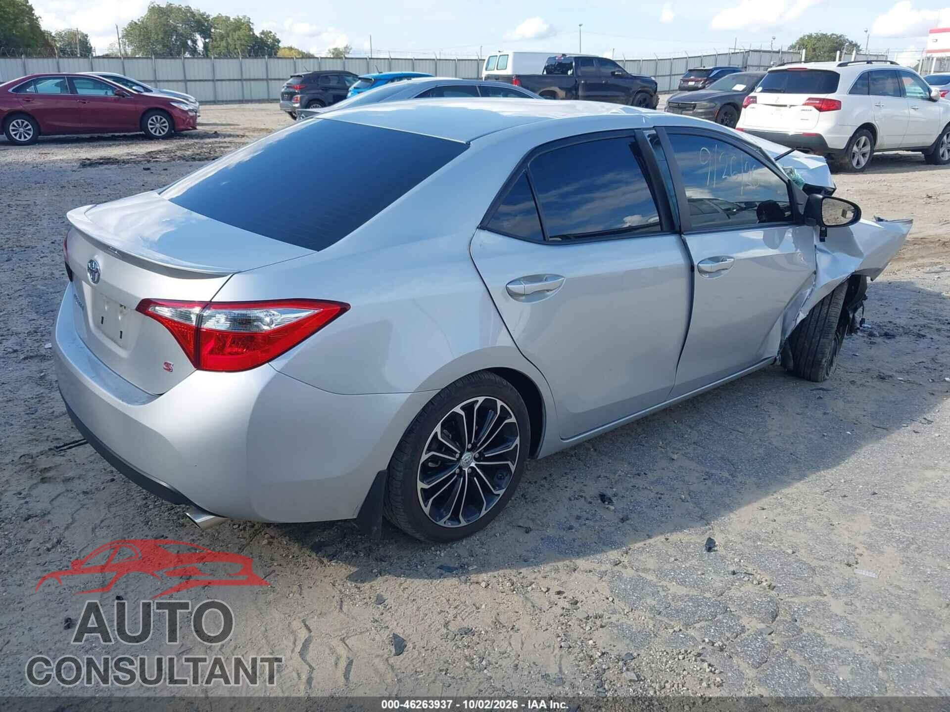 TOYOTA COROLLA 2014 - 2T1BURHE2EC002895