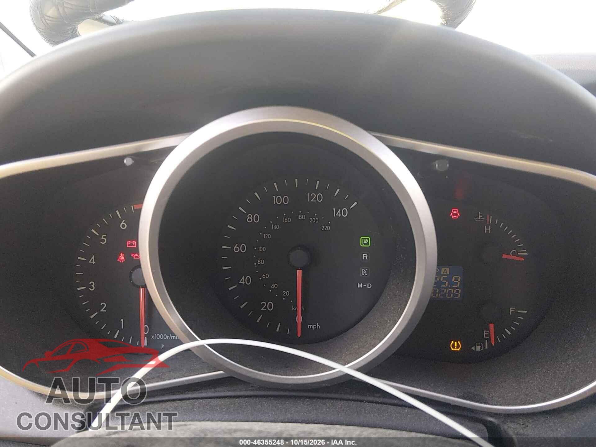 MAZDA CX-7 2011 - JM3ER2A56B0381722