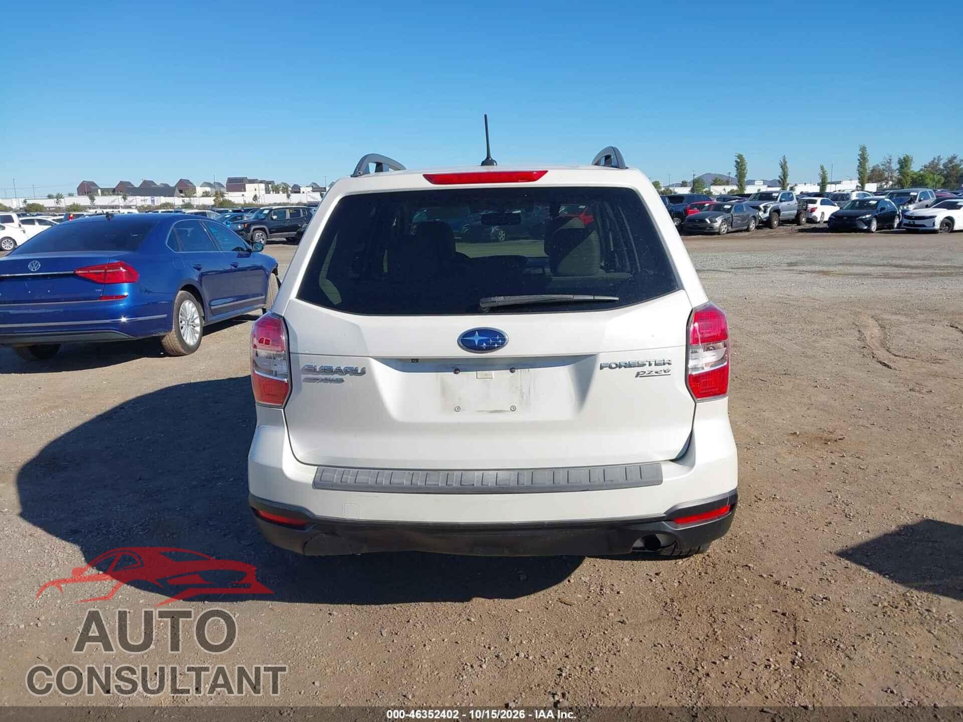 SUBARU FORESTER 2015 - JF2SJAGC0FH411406