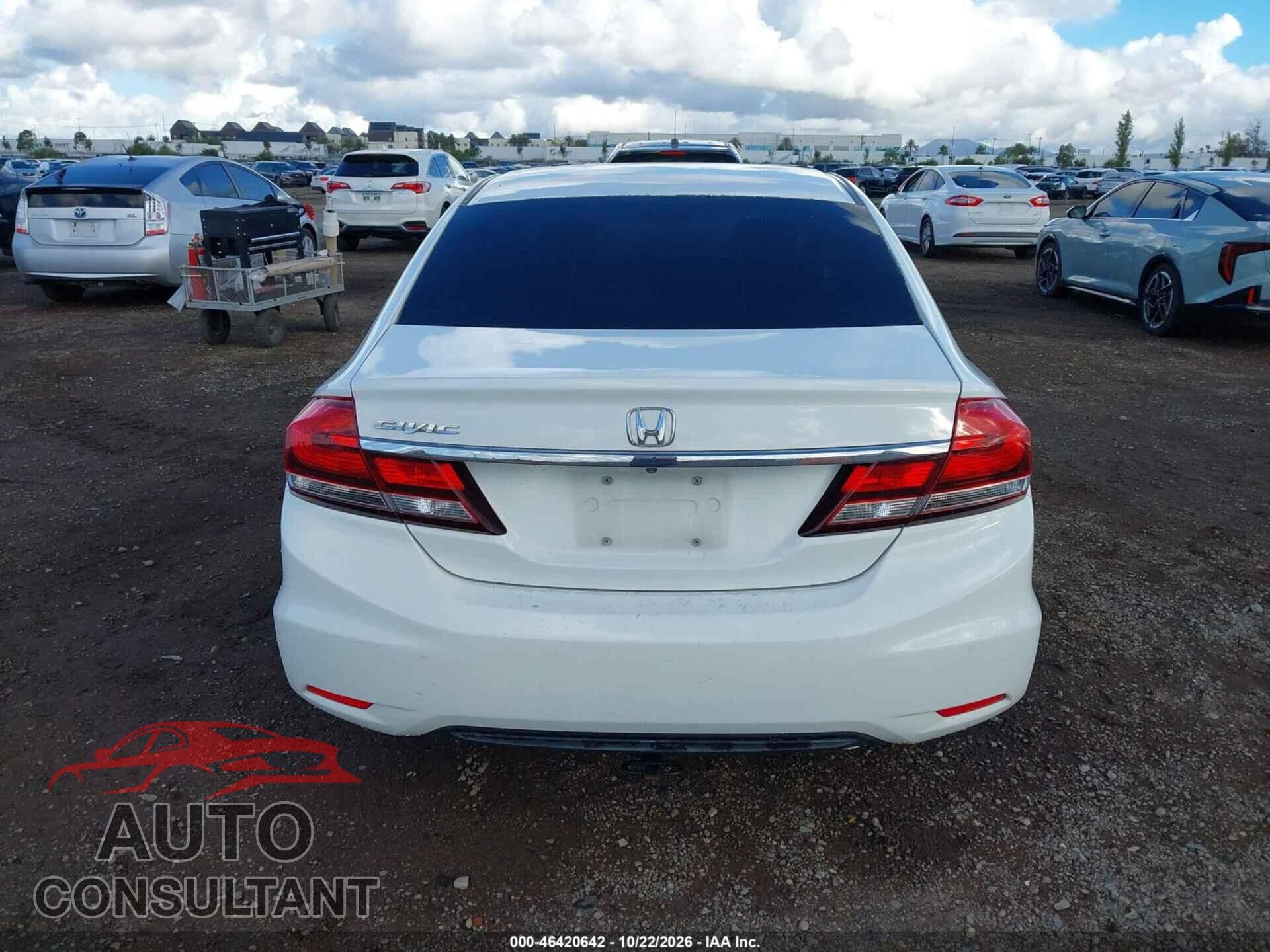 HONDA CIVIC 2014 - 19XFB2F5XEE257765
