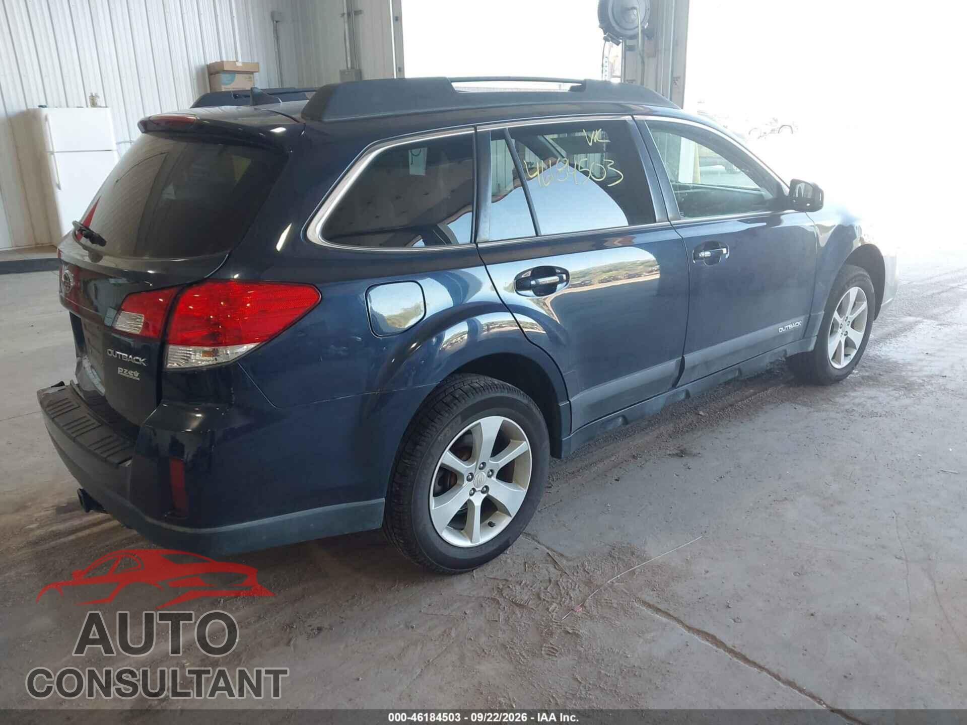 SUBARU OUTBACK 2014 - 4S4BRBCC5E3274781