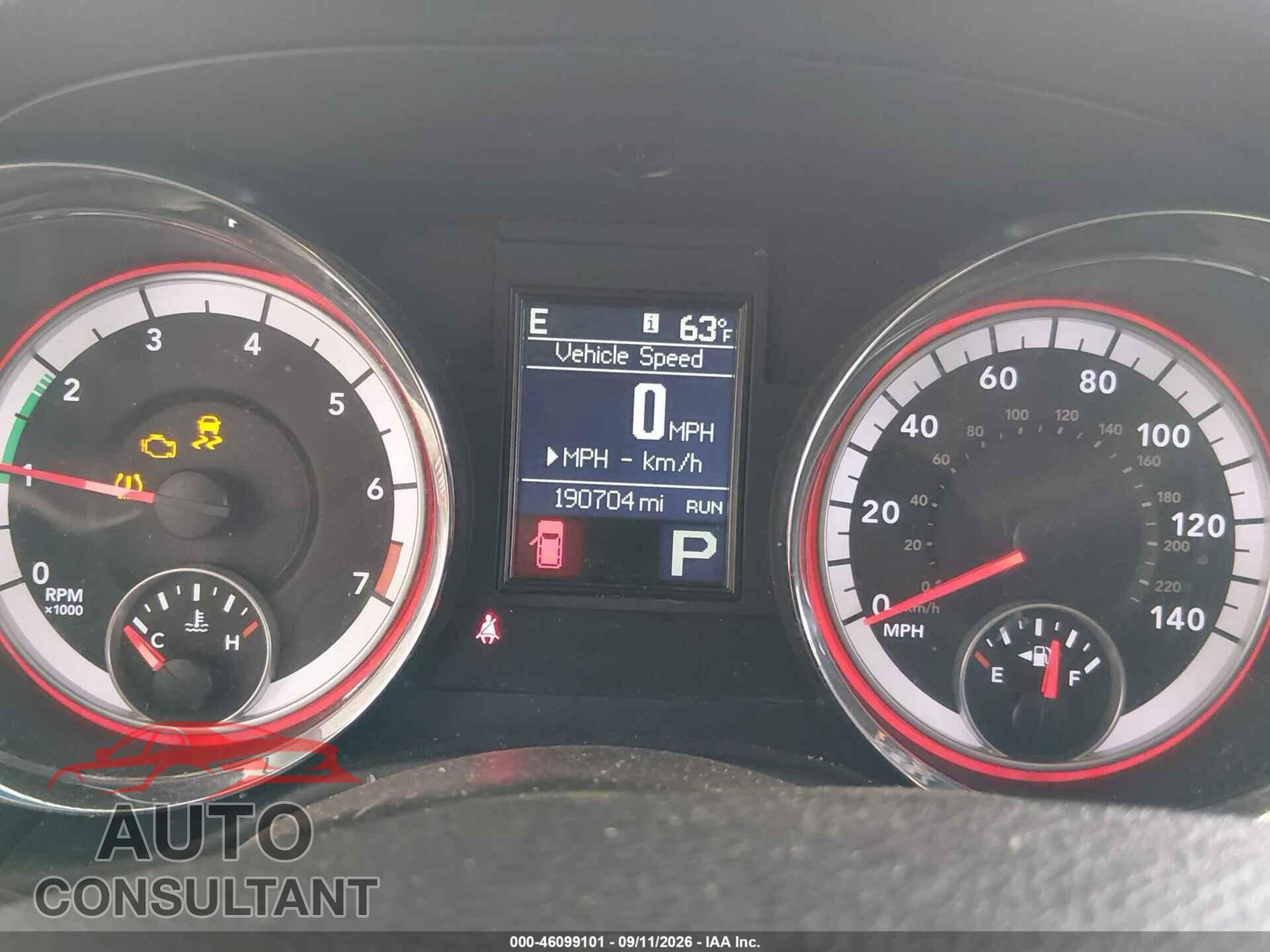 DODGE DURANGO 2011 - 1D4RD2GG8BC634493