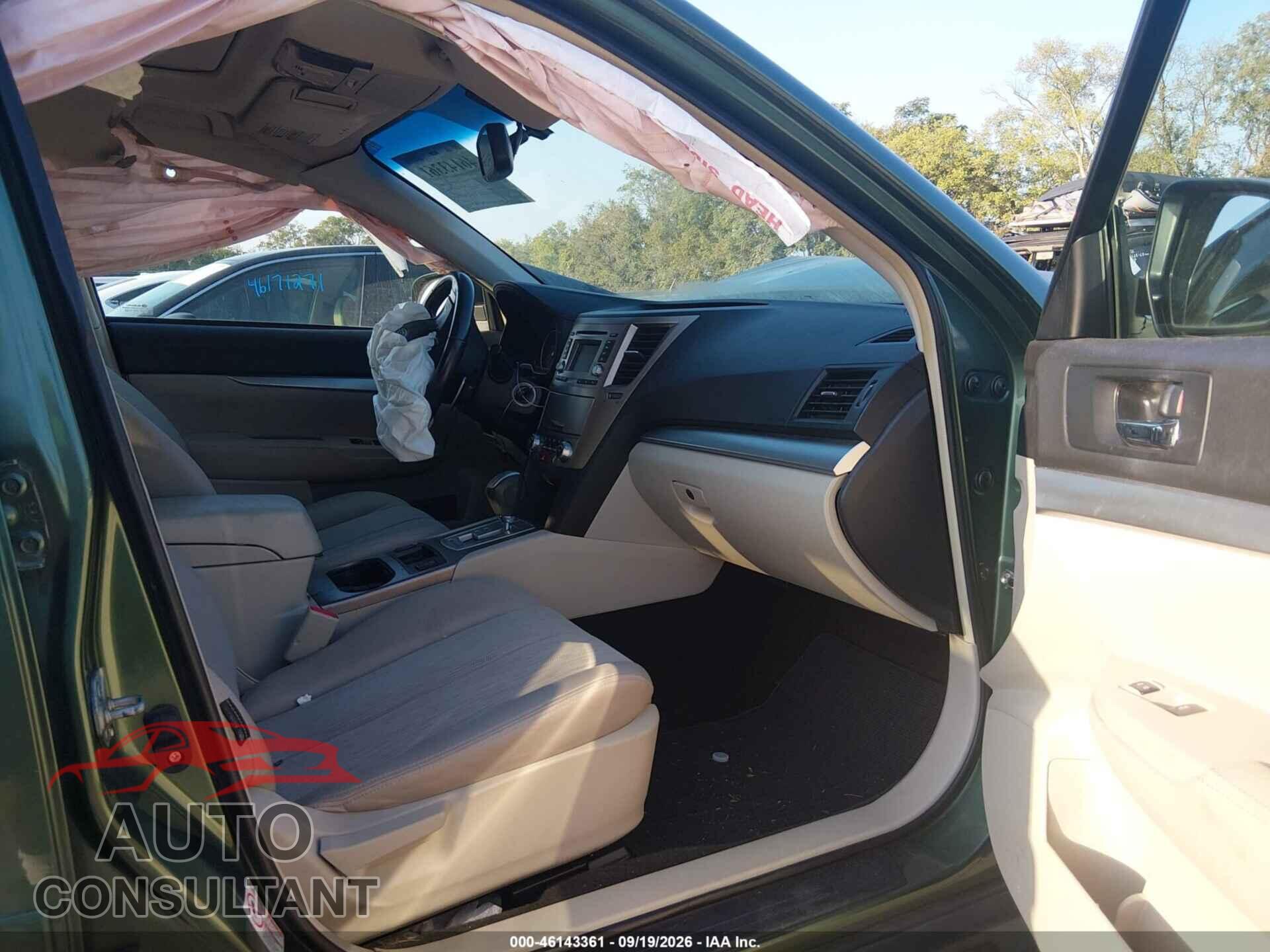 SUBARU OUTBACK 2014 - 4S4BRCDC4E3308519
