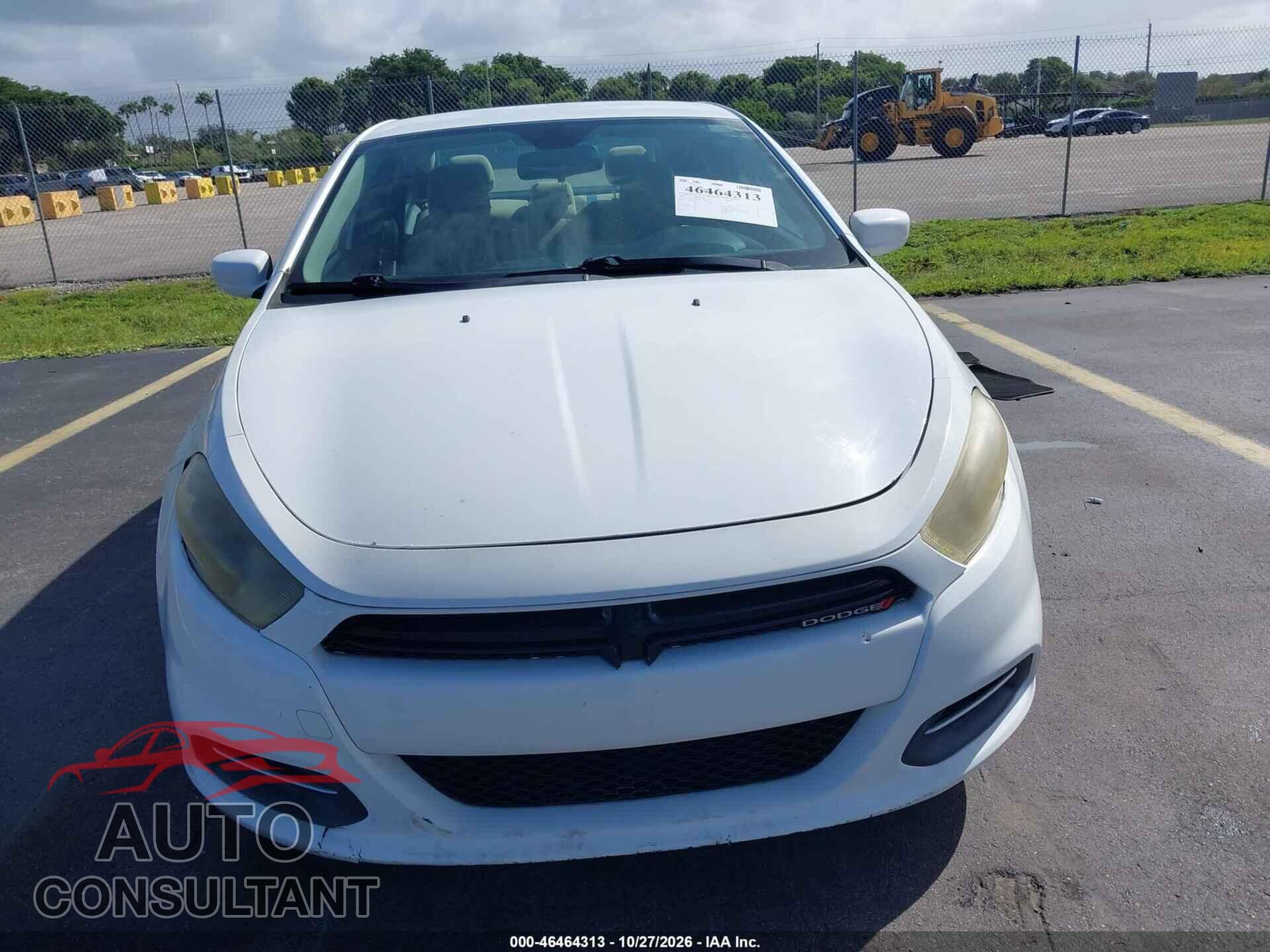 DODGE DART 2015 - 1C3CDFBB6FD211678
