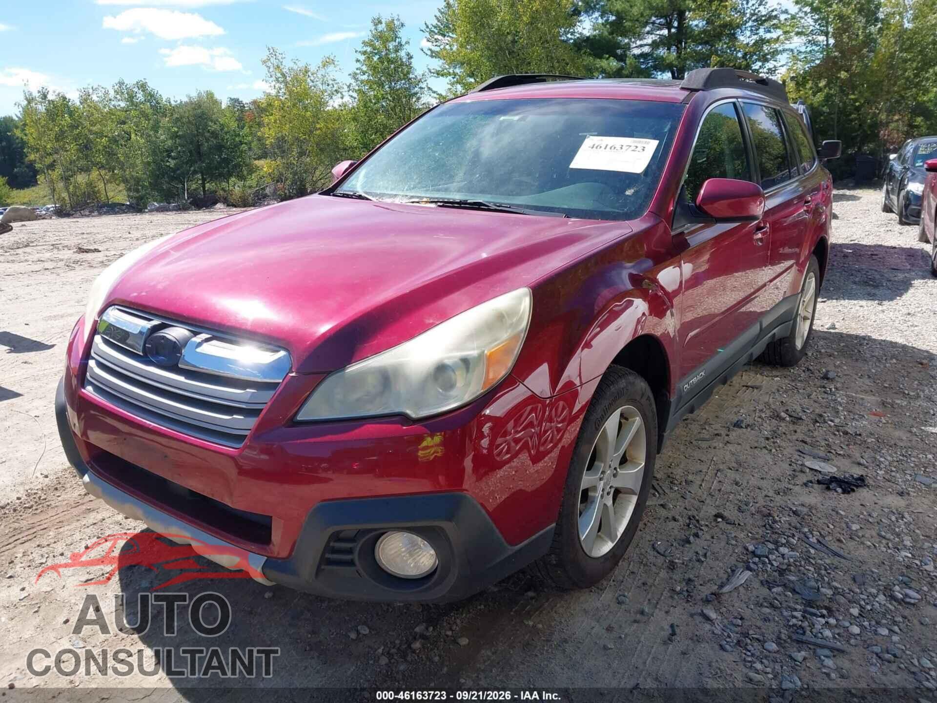 SUBARU OUTBACK 2014 - 4S4BRBMCXE3256789
