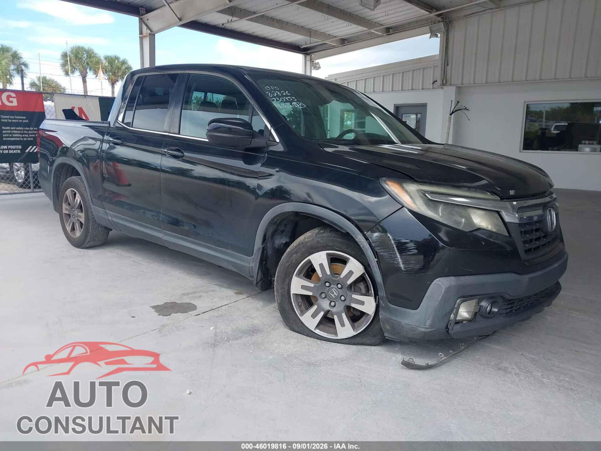 HONDA RIDGELINE 2019 - 5FPYK2F53KB000355