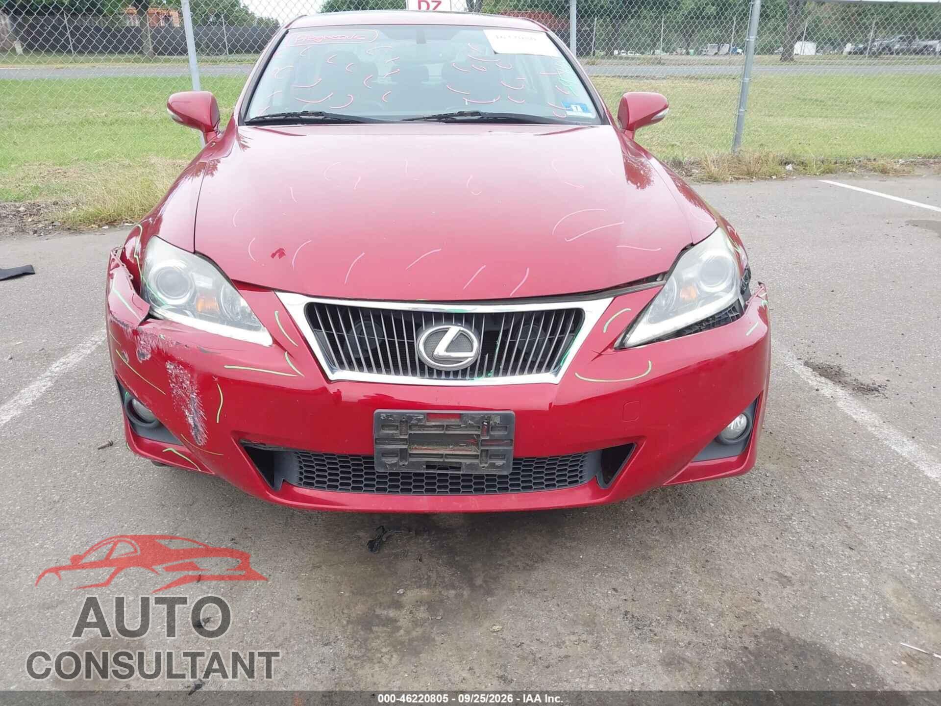 LEXUS IS 250 2012 - JTHCF5C28C5059762