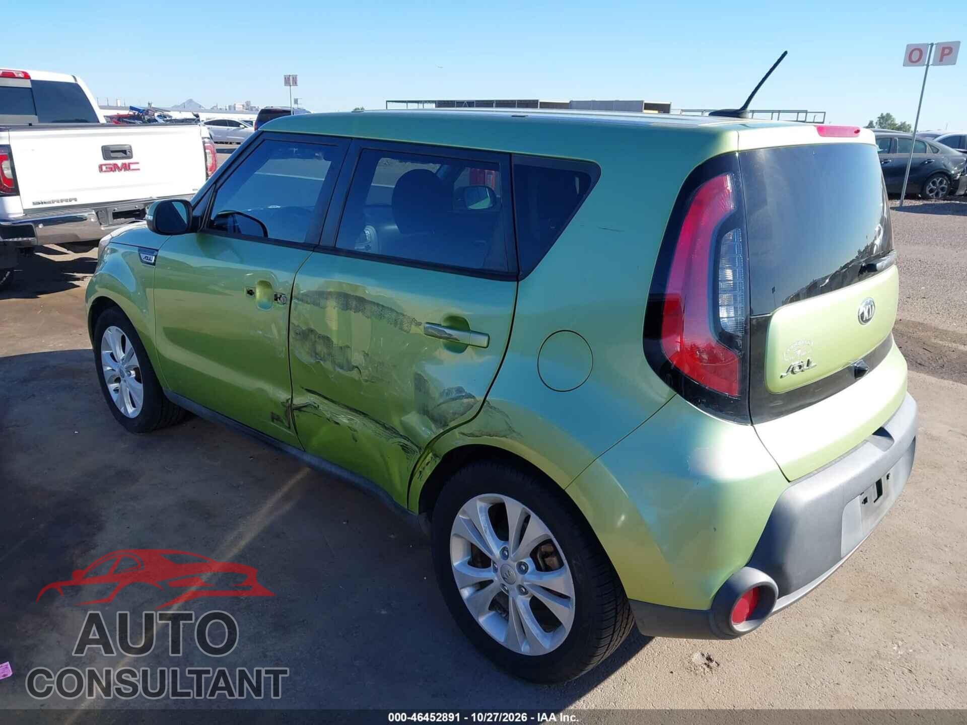 KIA SOUL 2014 - KNDJP3A52E7708776