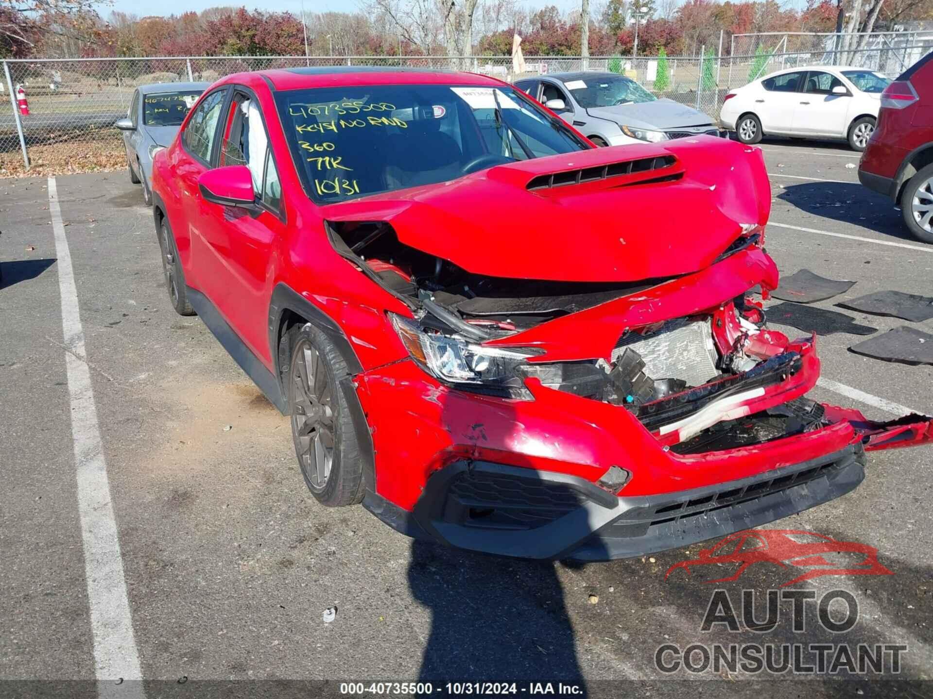 SUBARU WRX 2023 - JF1VBAF61P9803820