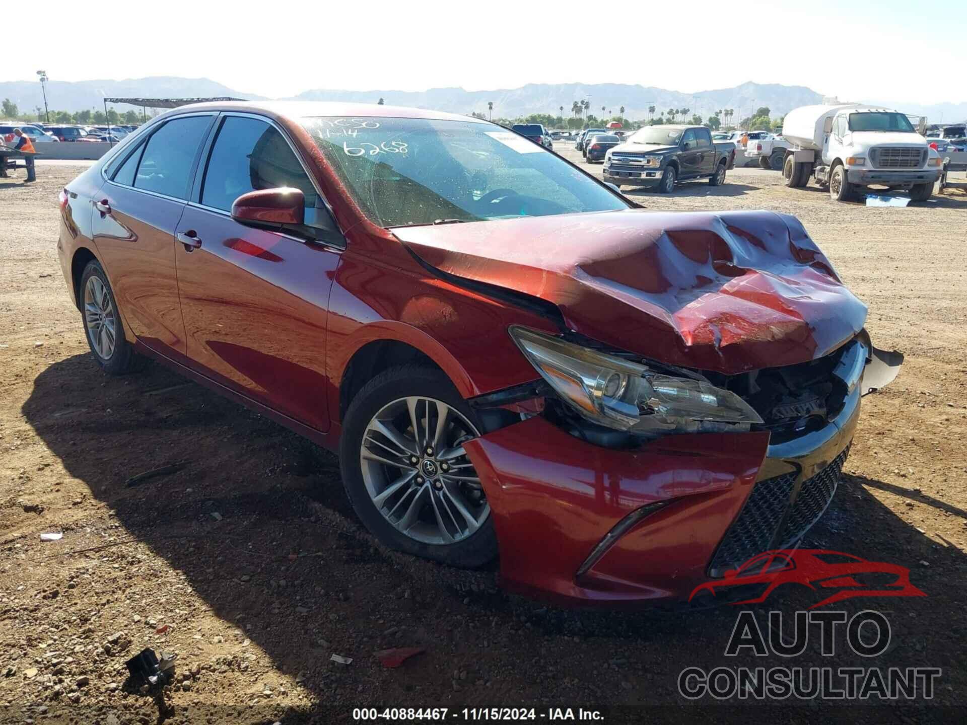 TOYOTA CAMRY 2016 - 4T1BF1FK2GU546268