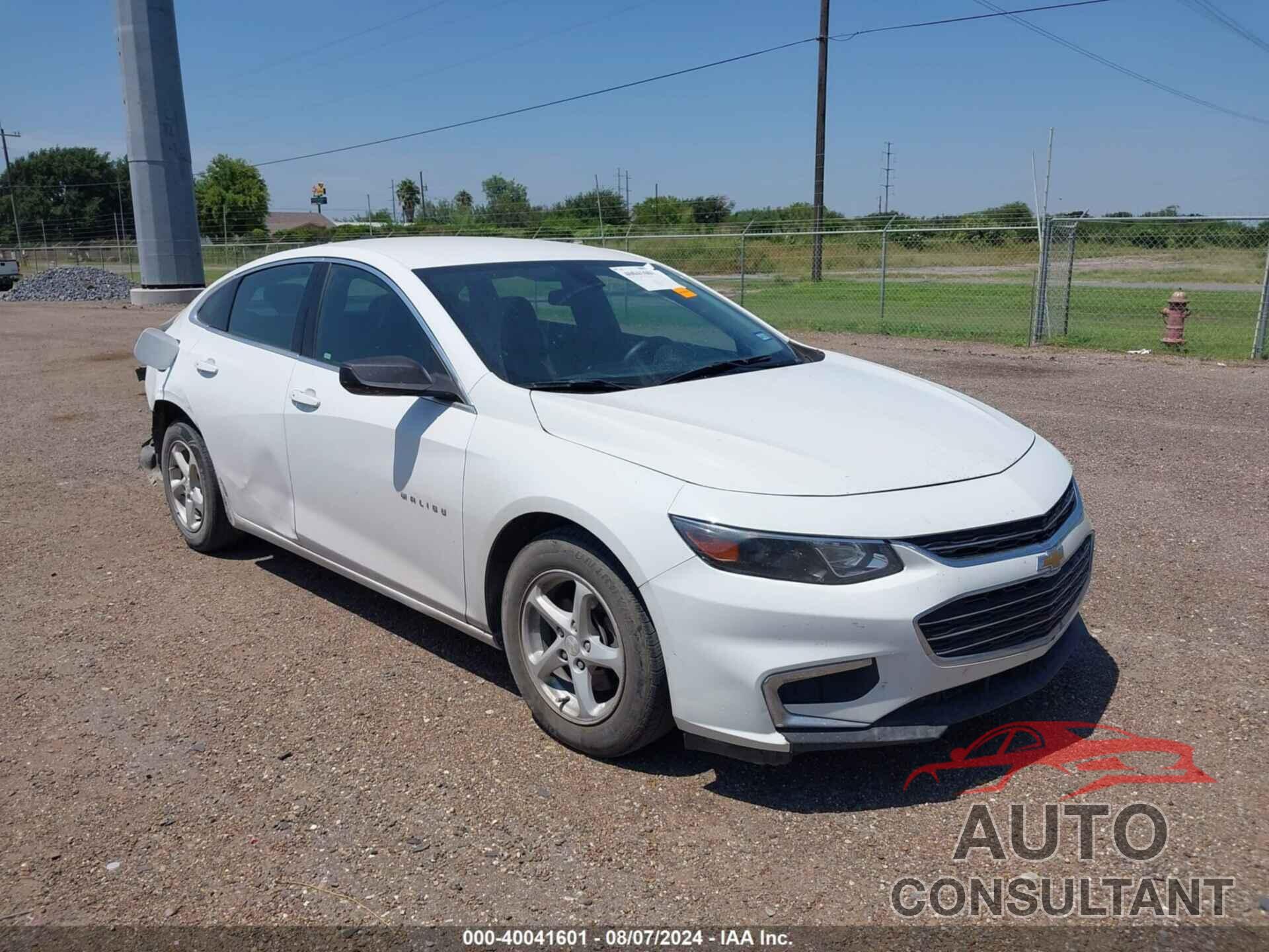 CHEVROLET MALIBU 2018 - 1G1ZB5STXJF202812