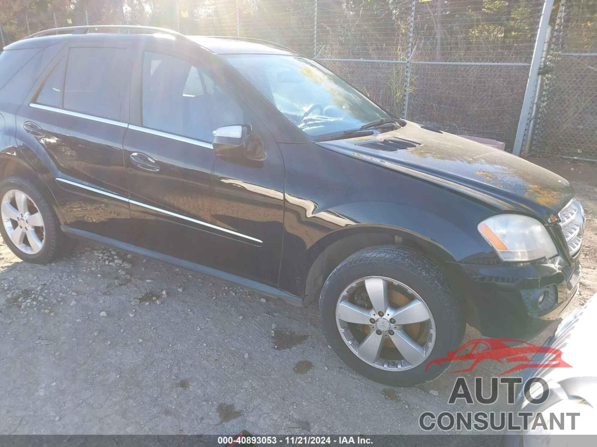 MERCEDES-BENZ ML 350 2009 - 4JGBB86E99A523816