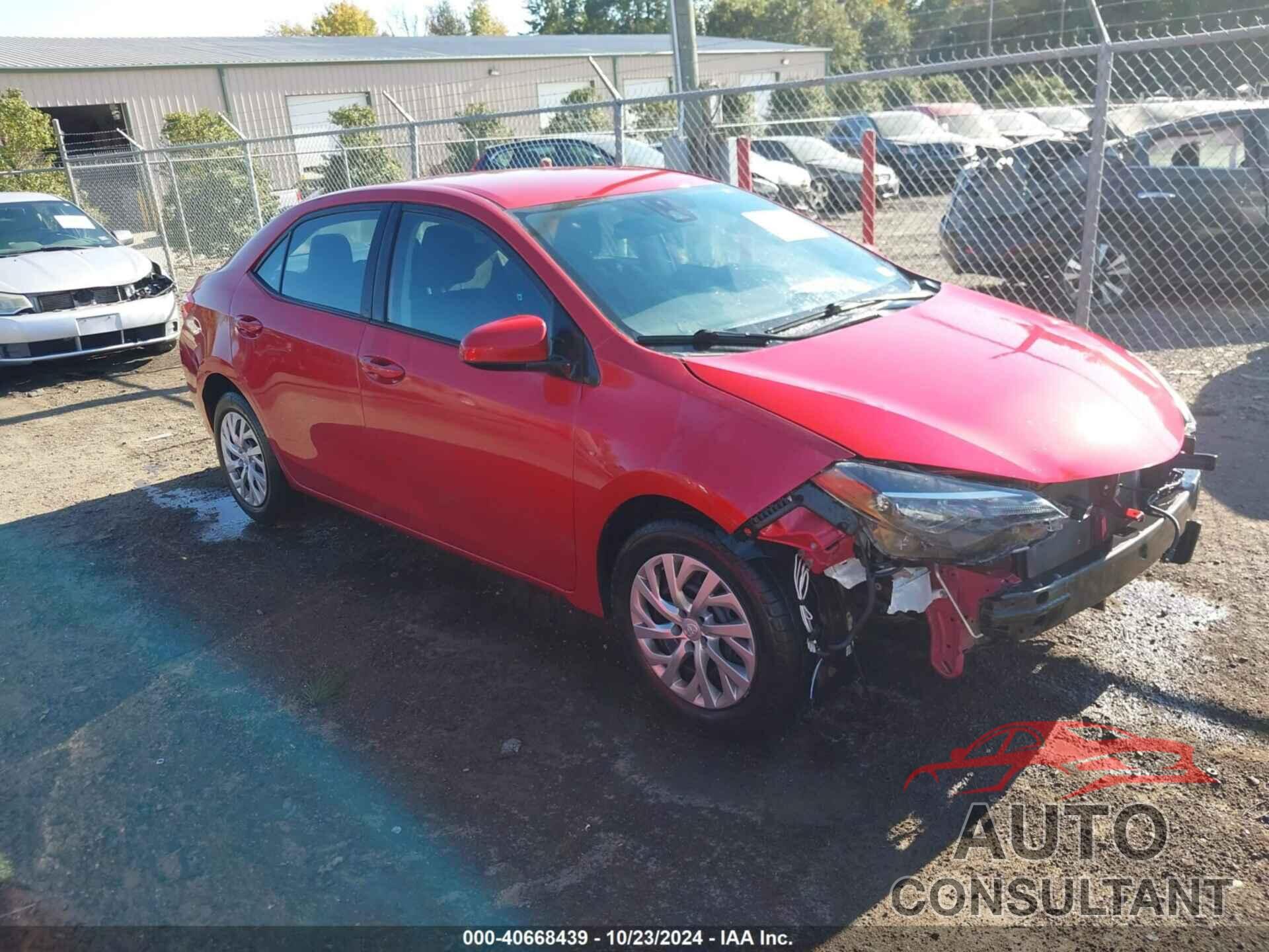 TOYOTA COROLLA 2017 - 2T1BURHE2HC757078