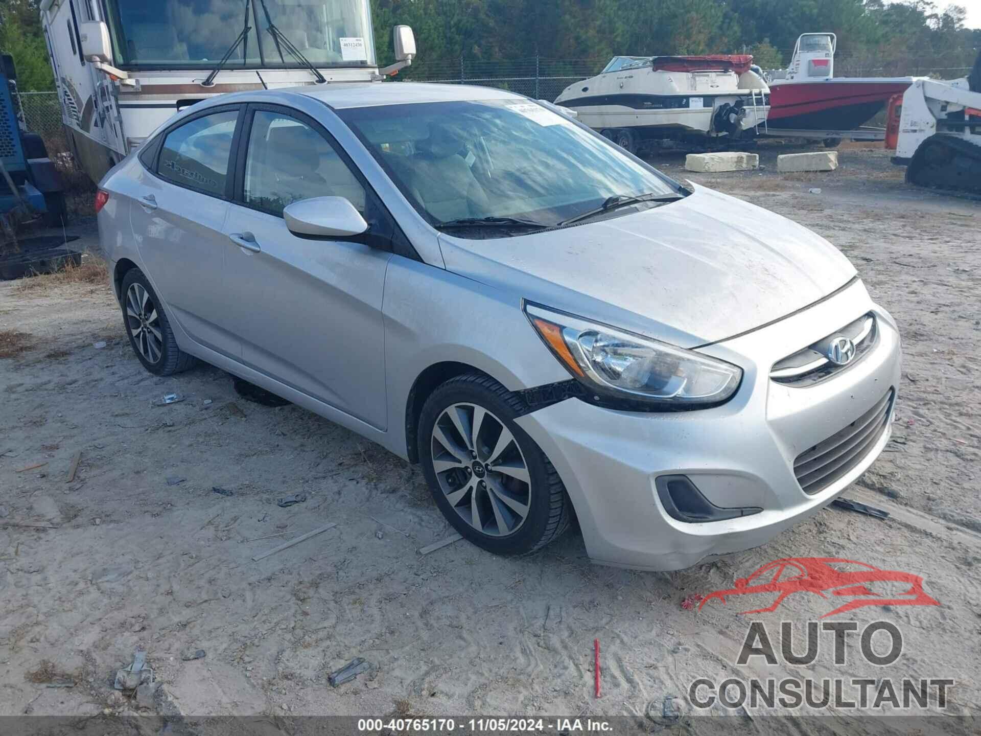 HYUNDAI ACCENT 2017 - KMHCT4AE1HU347245