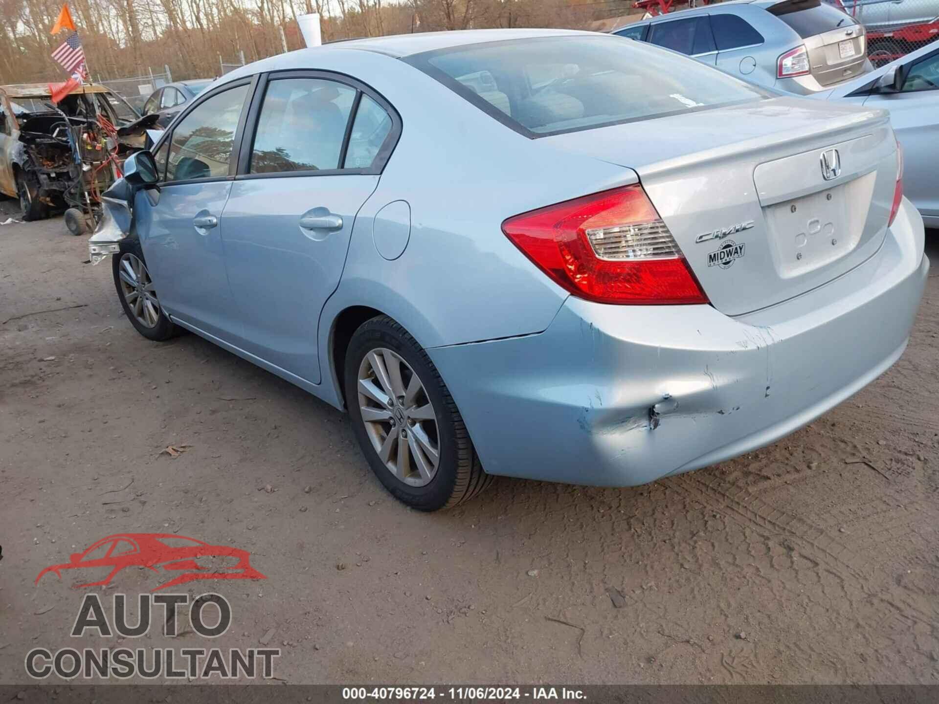 HONDA CIVIC 2012 - 2HGFB2F86CH590185