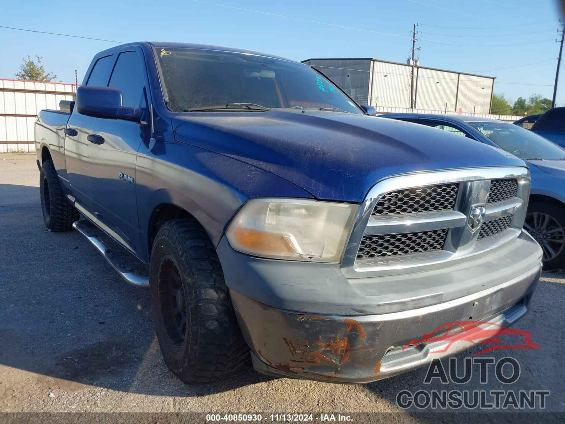 DODGE RAM 1500 2009 - 1D3HB18K09S796895