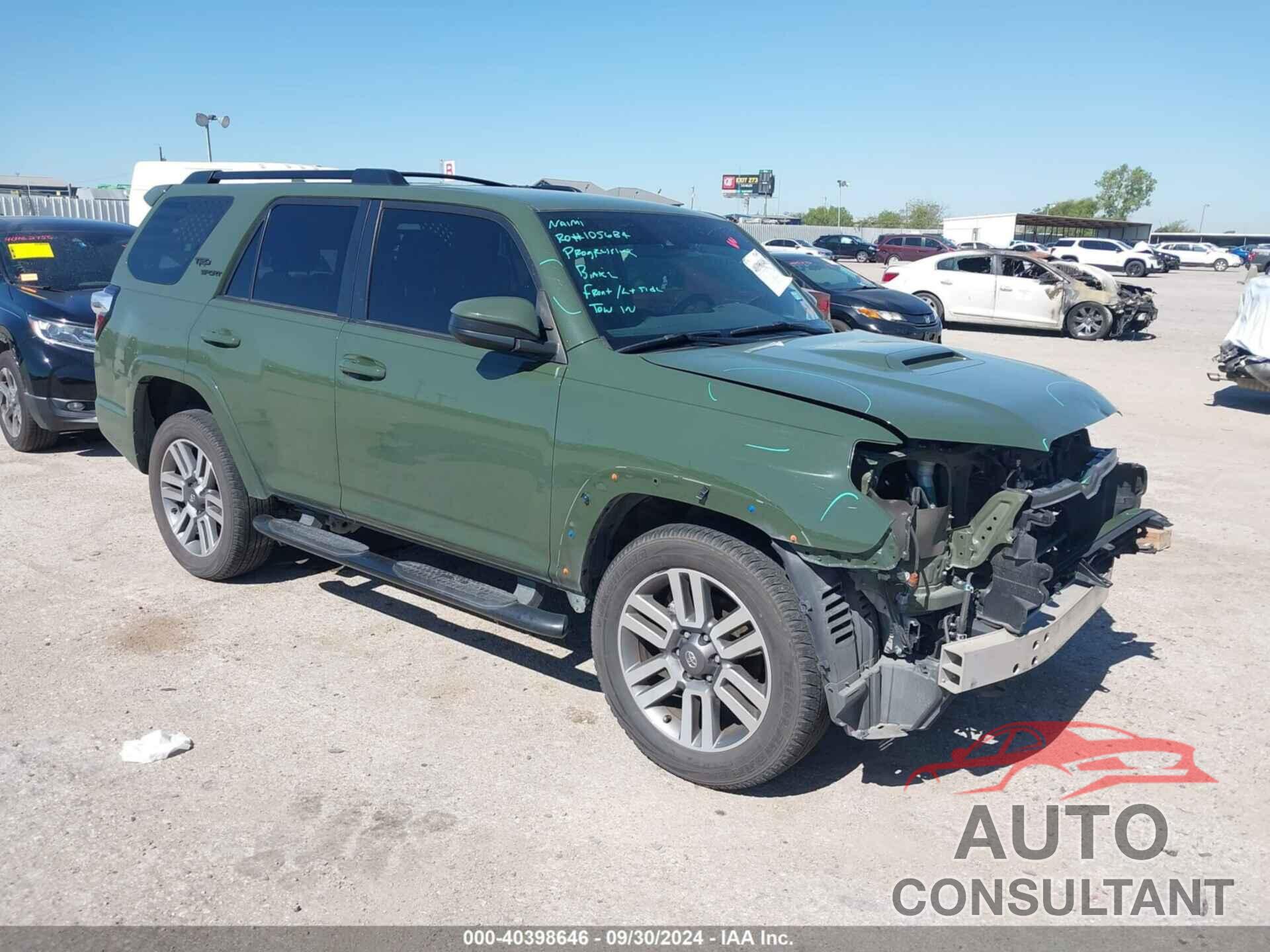 TOYOTA 4RUNNER 2022 - JTEAU5JR7N5268083