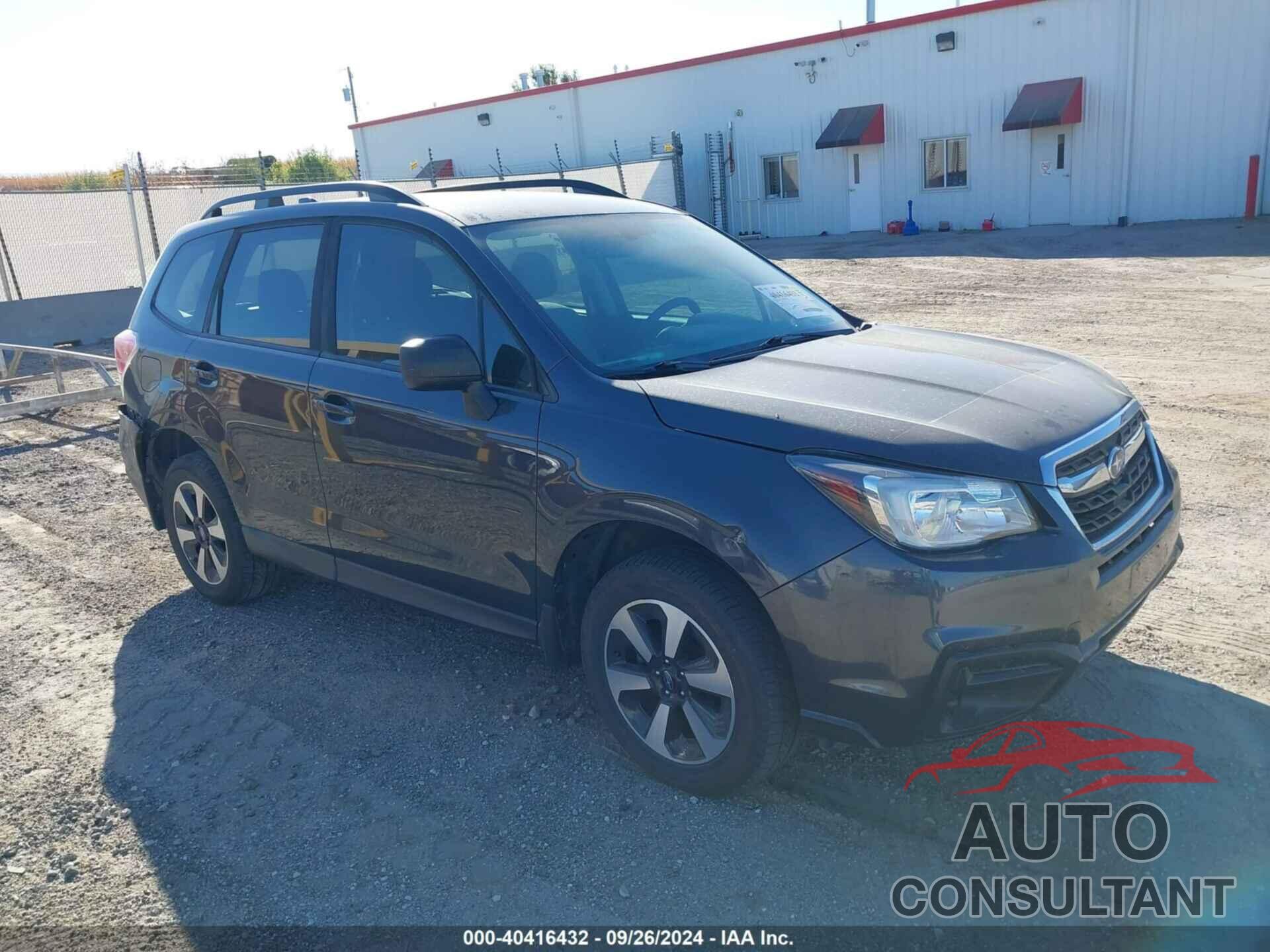 SUBARU FORESTER 2018 - JF2SJABC0JH581314