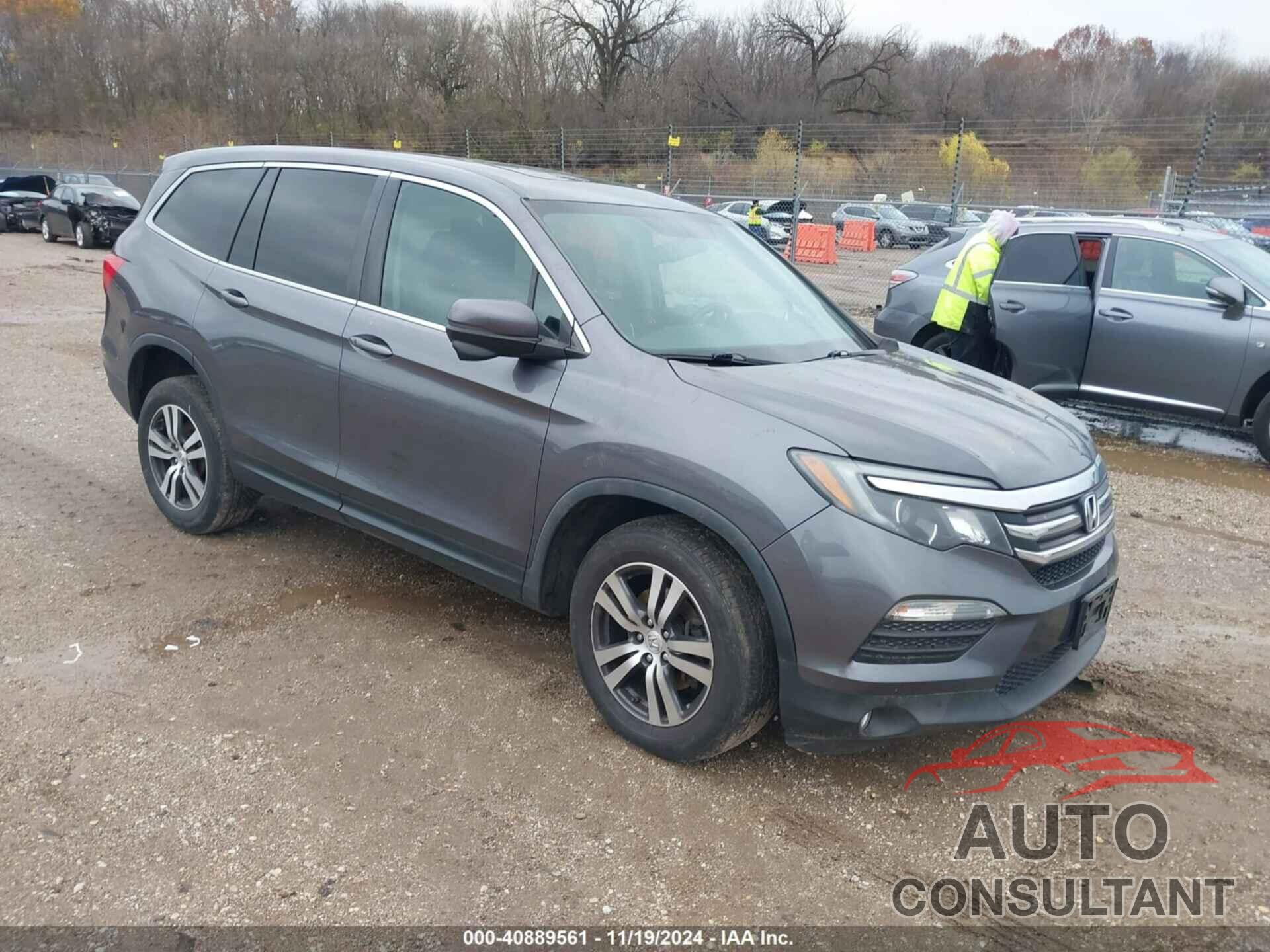 HONDA PILOT 2017 - 5FNYF6H58HB046435