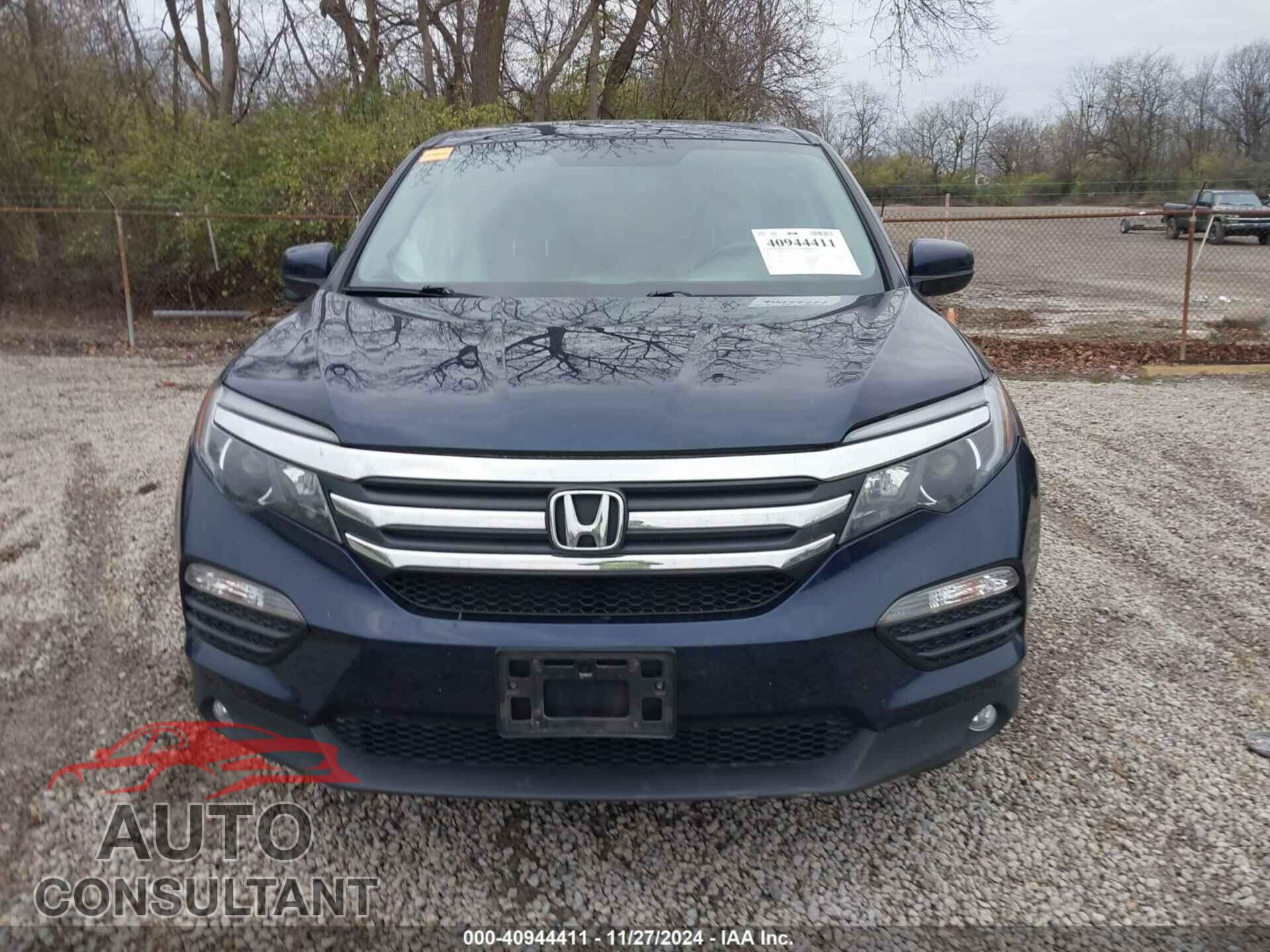 HONDA PILOT 2017 - 5FNYF6H59HB023097