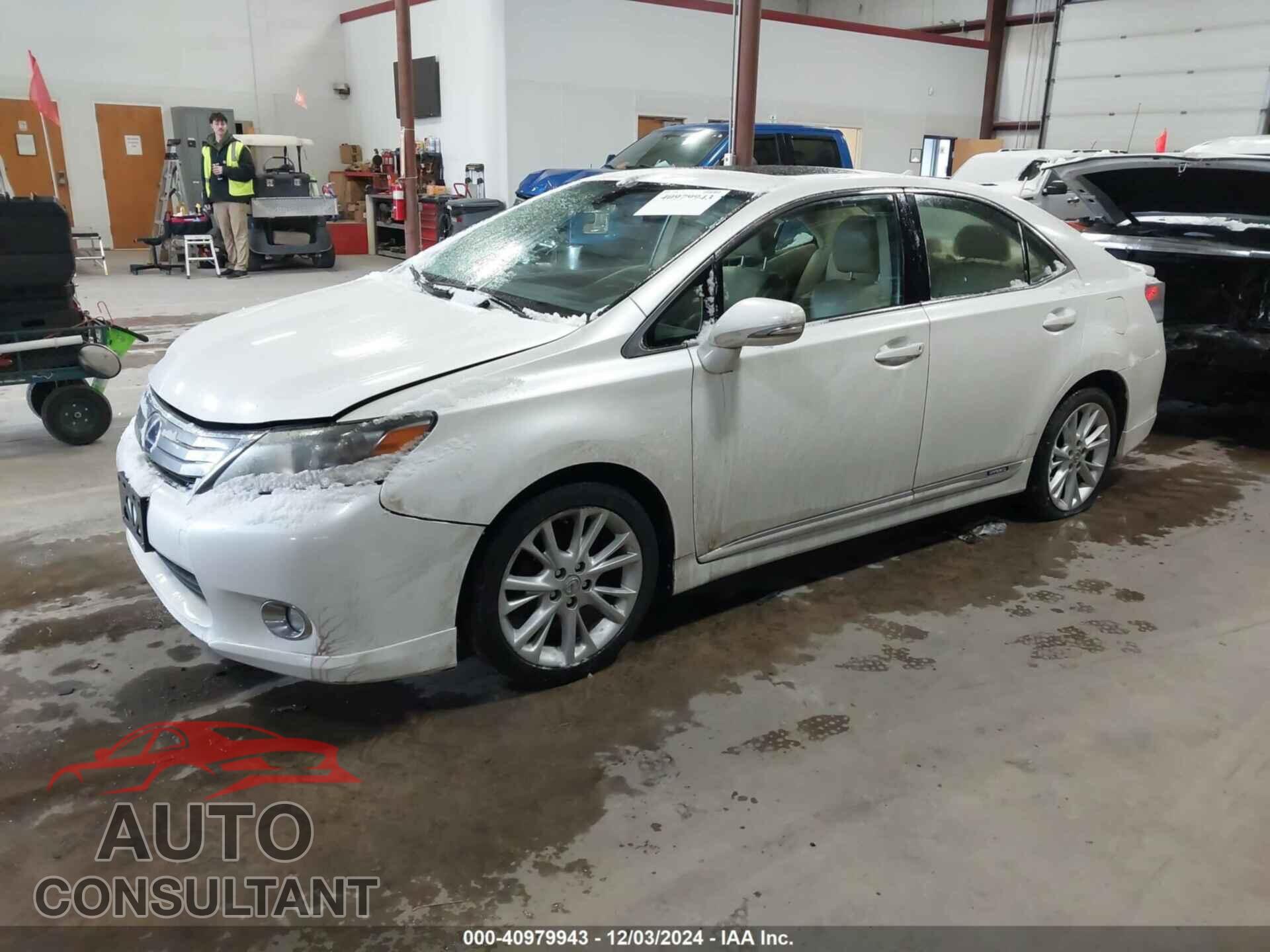 LEXUS HS 250H 2010 - JTHBB1BA1A2010359