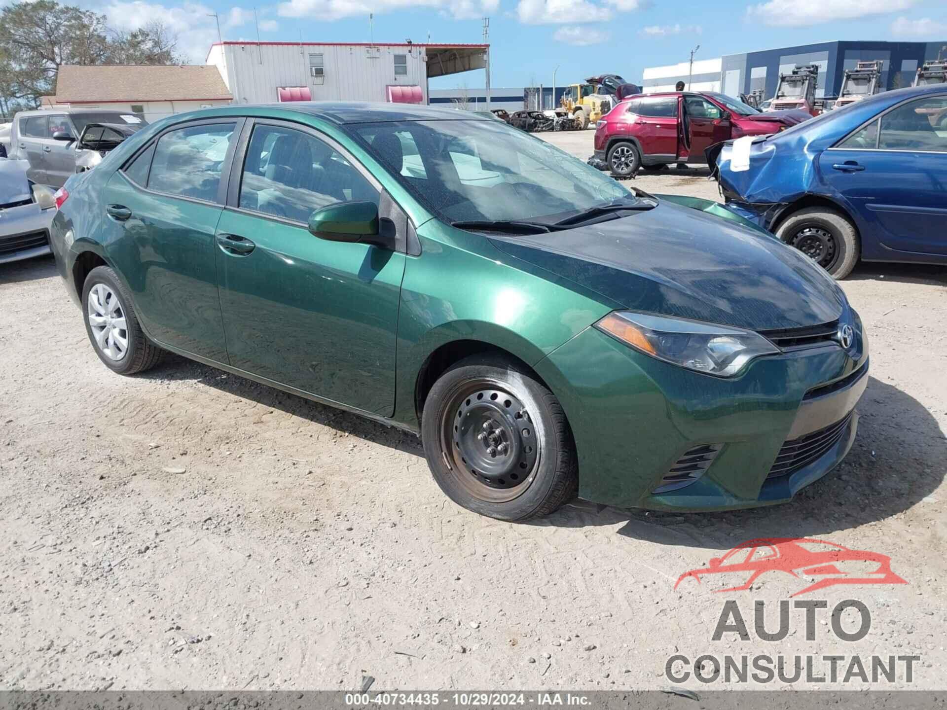 TOYOTA COROLLA 2016 - 2T1BURHE0GC630151