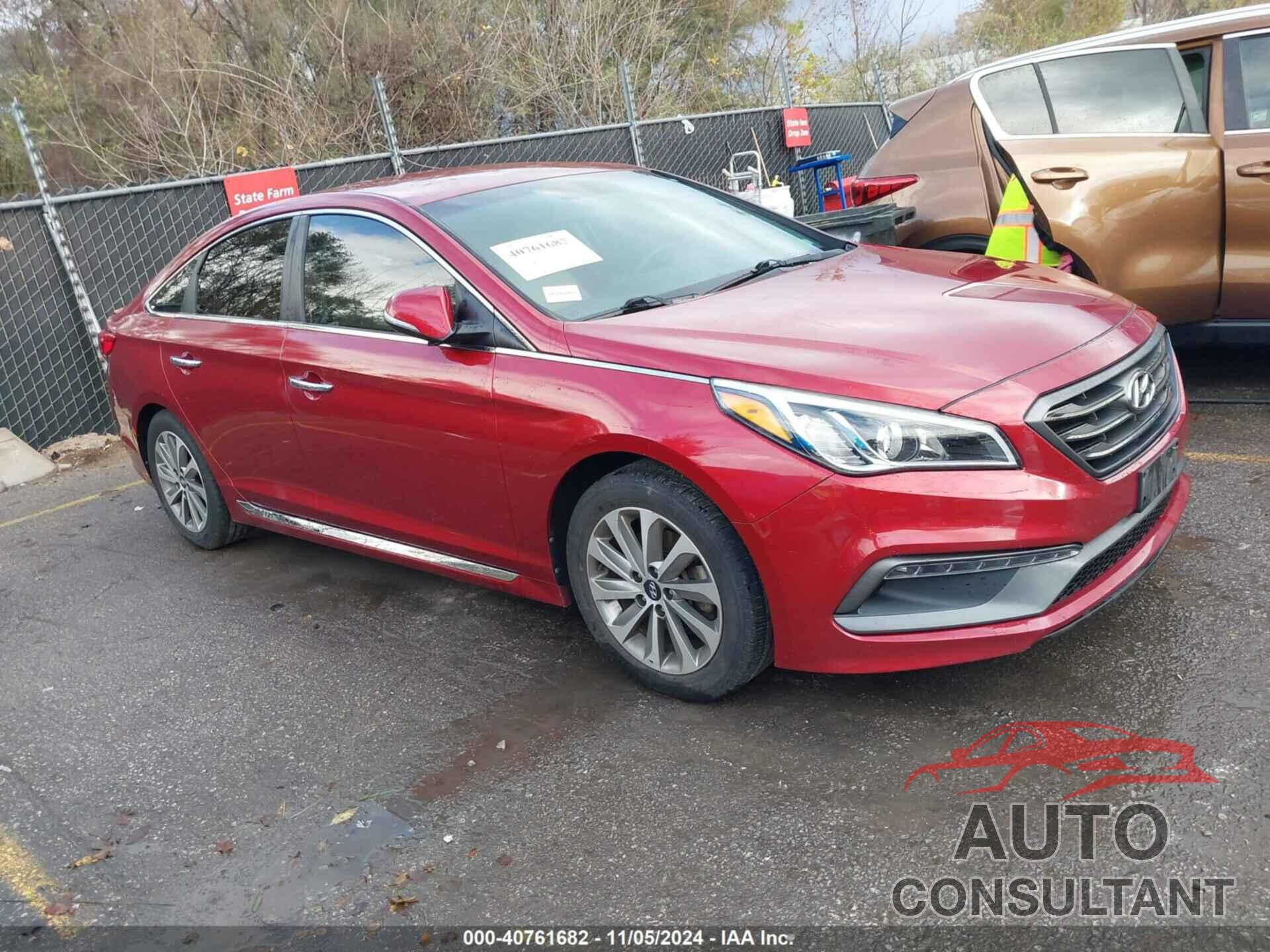 HYUNDAI SONATA 2016 - 5NPE34AF4GH335184