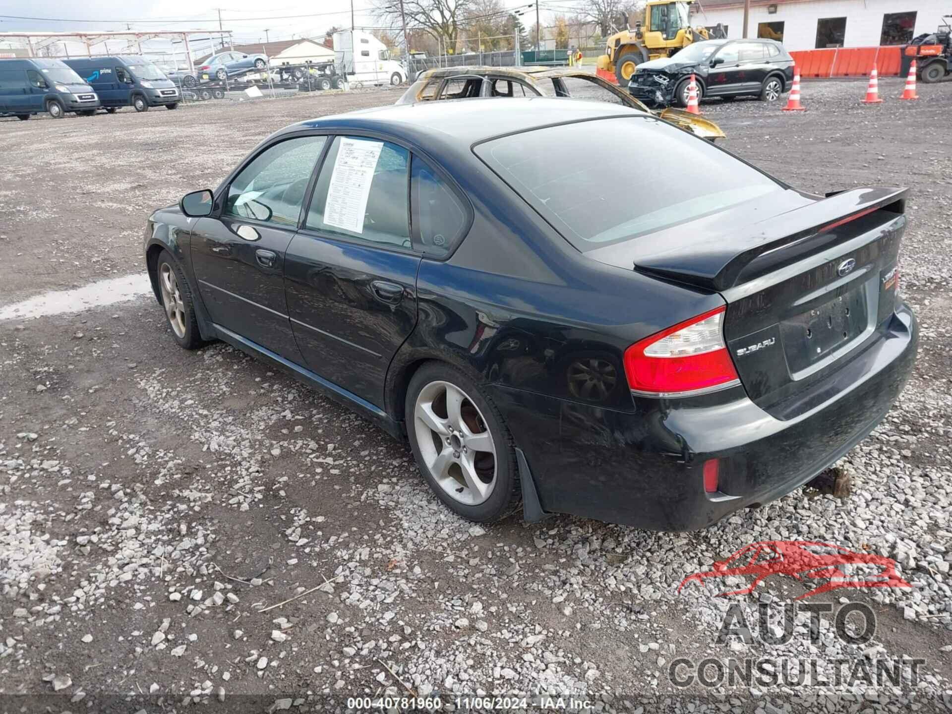 SUBARU LEGACY 2009 - 4S3BL616X97228307