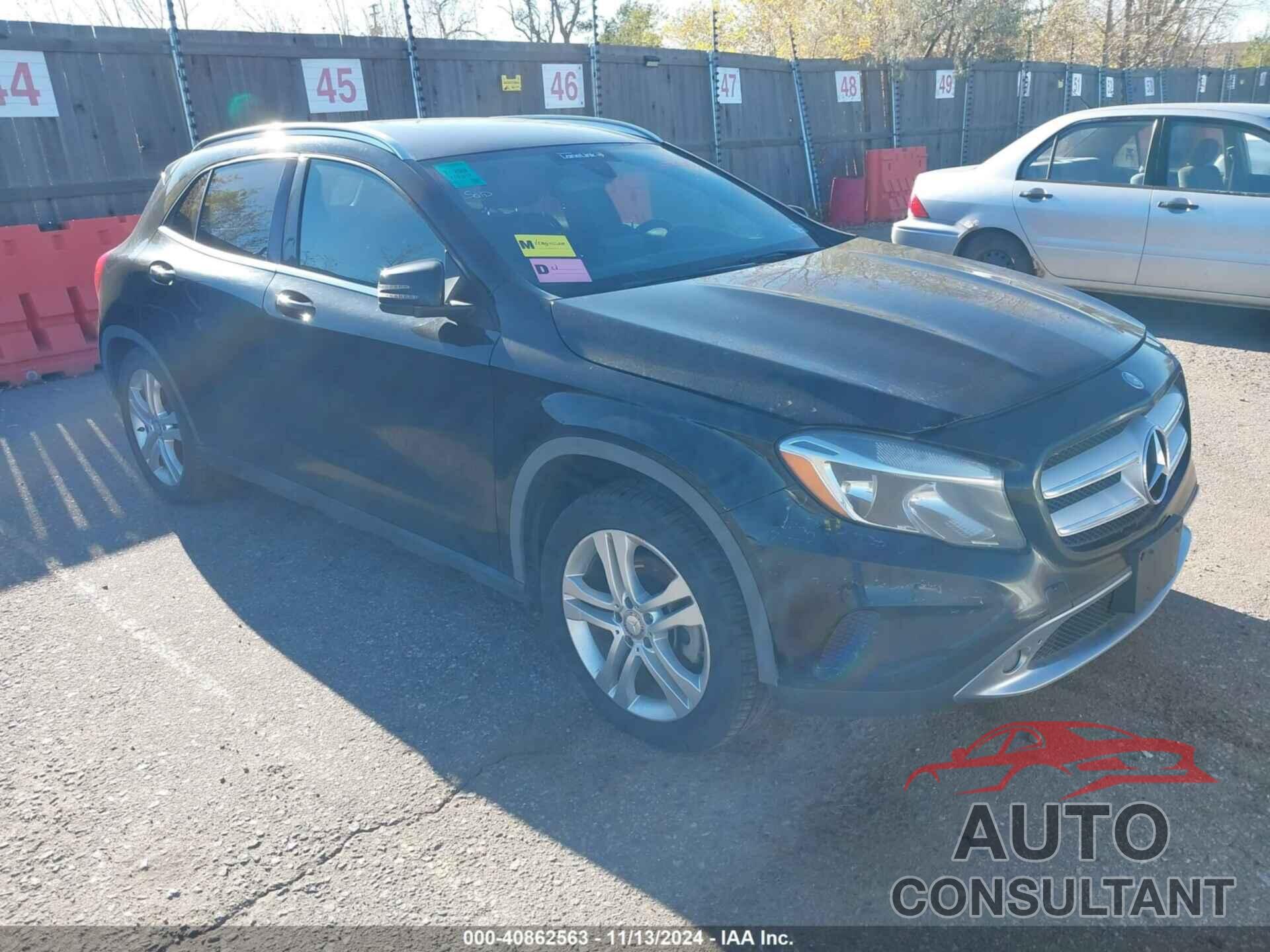 MERCEDES-BENZ GLA 2016 - WDCTG4EB8GJ265211