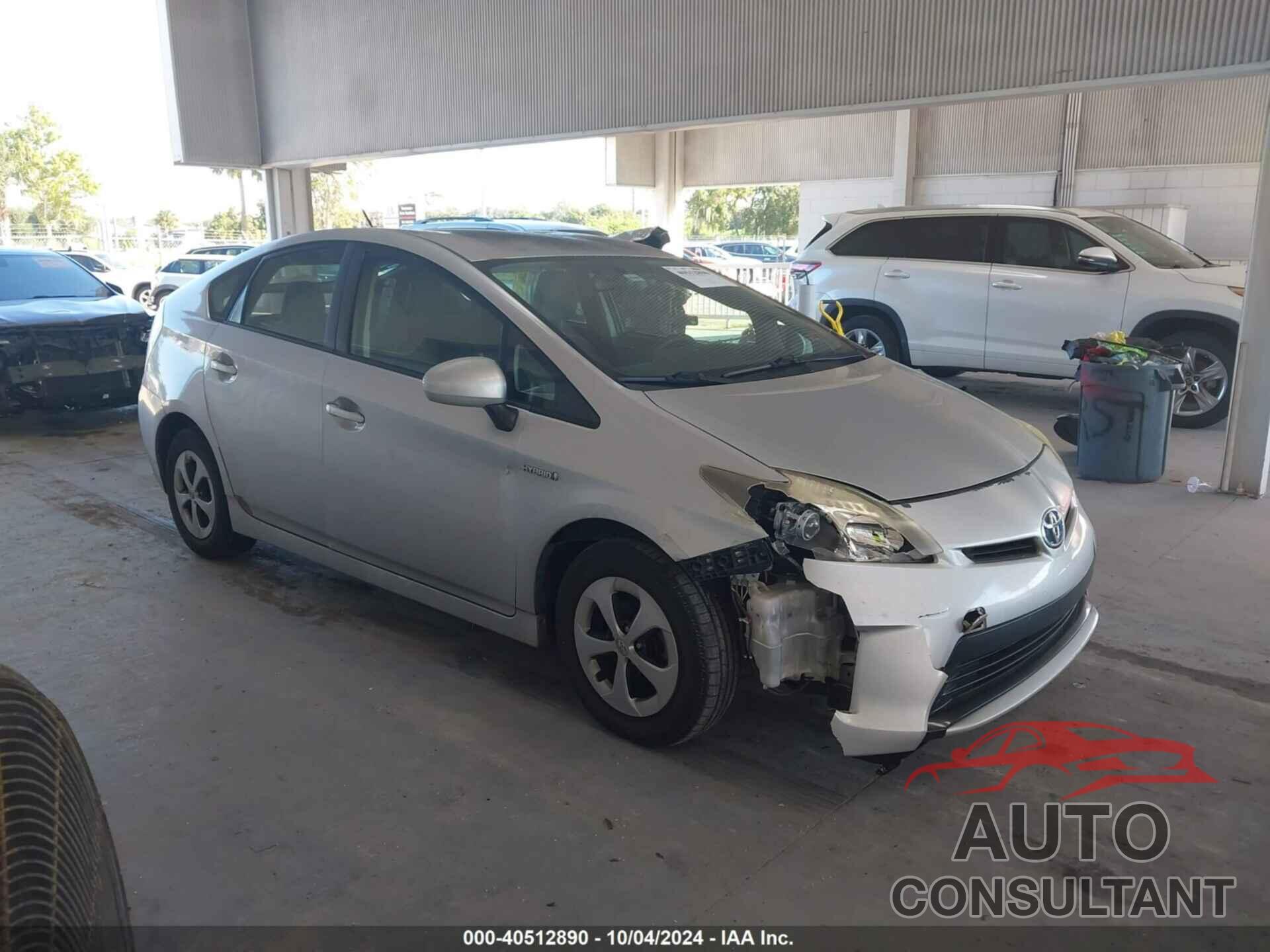 TOYOTA PRIUS 2013 - JTDKN3DU7D5566433