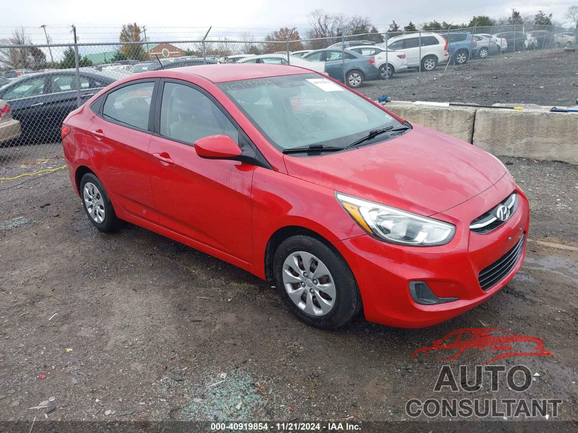 HYUNDAI ACCENT 2016 - KMHCT4AE8GU120715