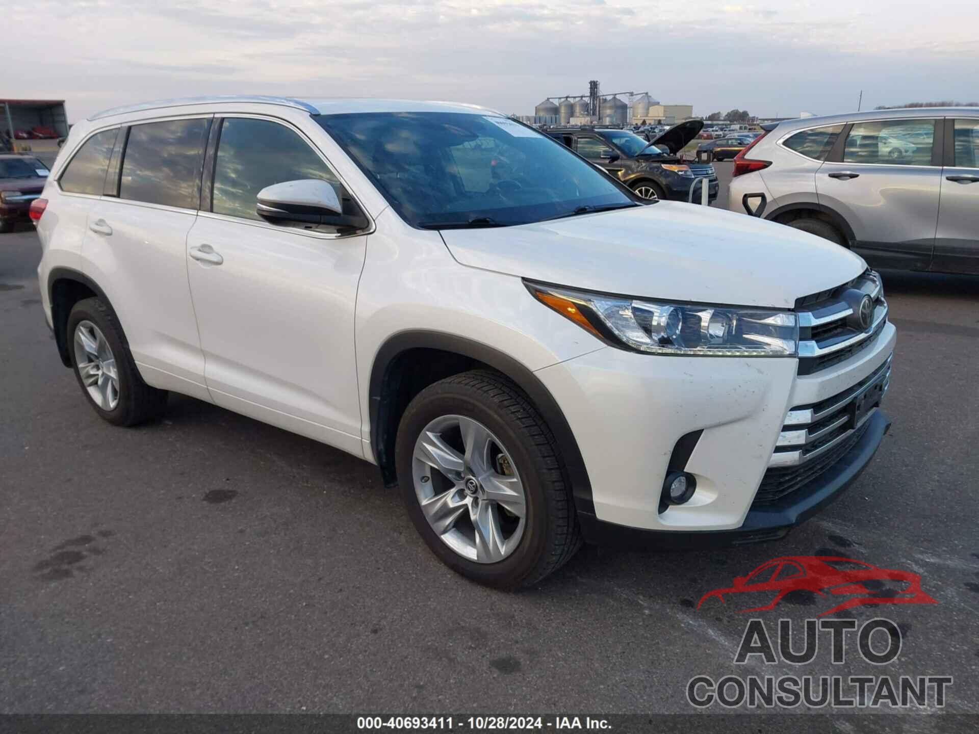 TOYOTA HIGHLANDER 2019 - 5TDDZRFHXKS953906