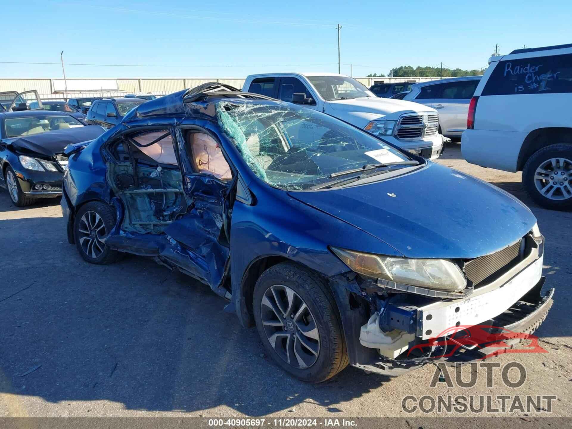 HONDA CIVIC 2013 - 2HGFB2F96DH525993