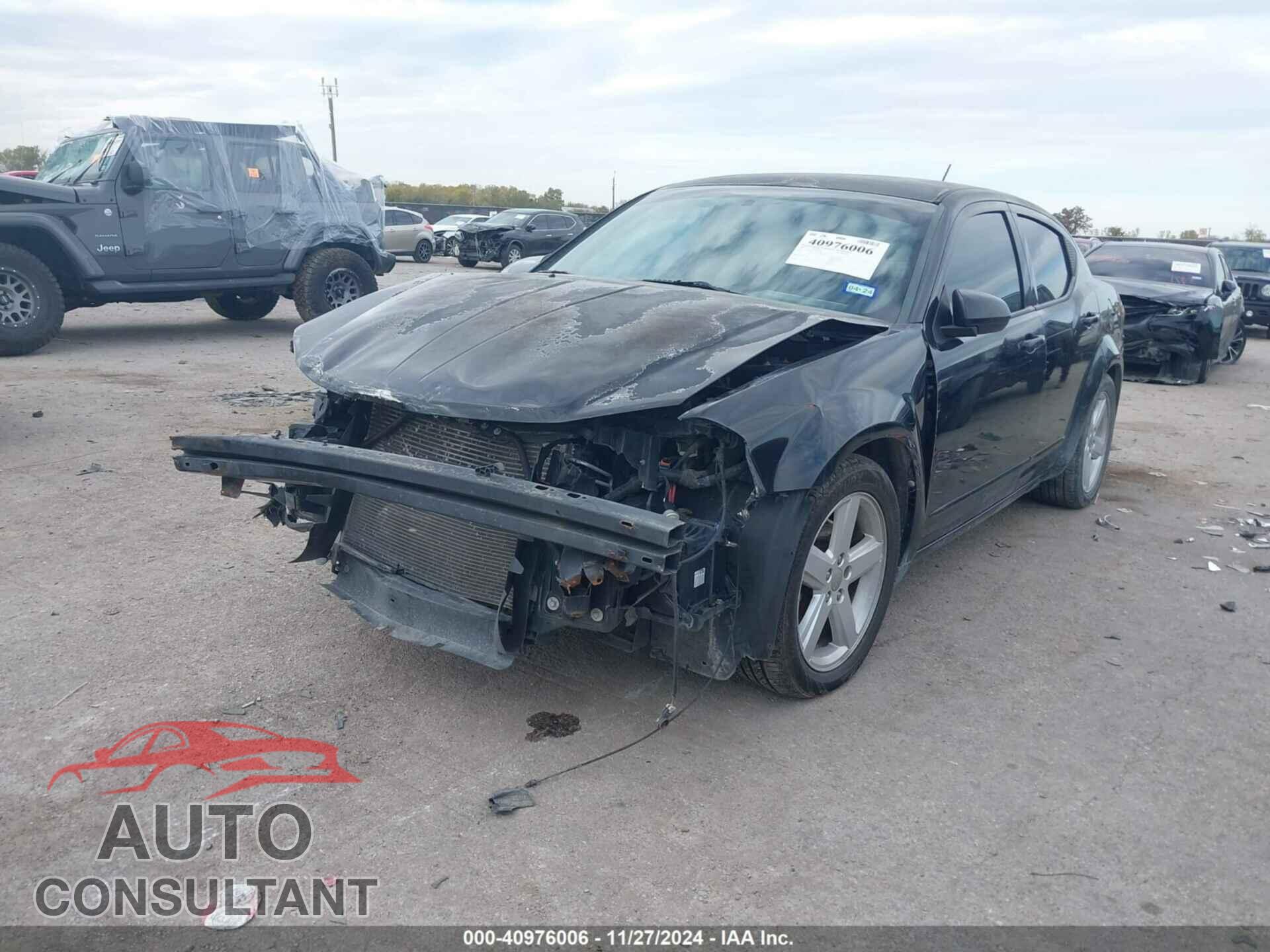 DODGE AVENGER 2013 - 1C3CDZCB1DN591228
