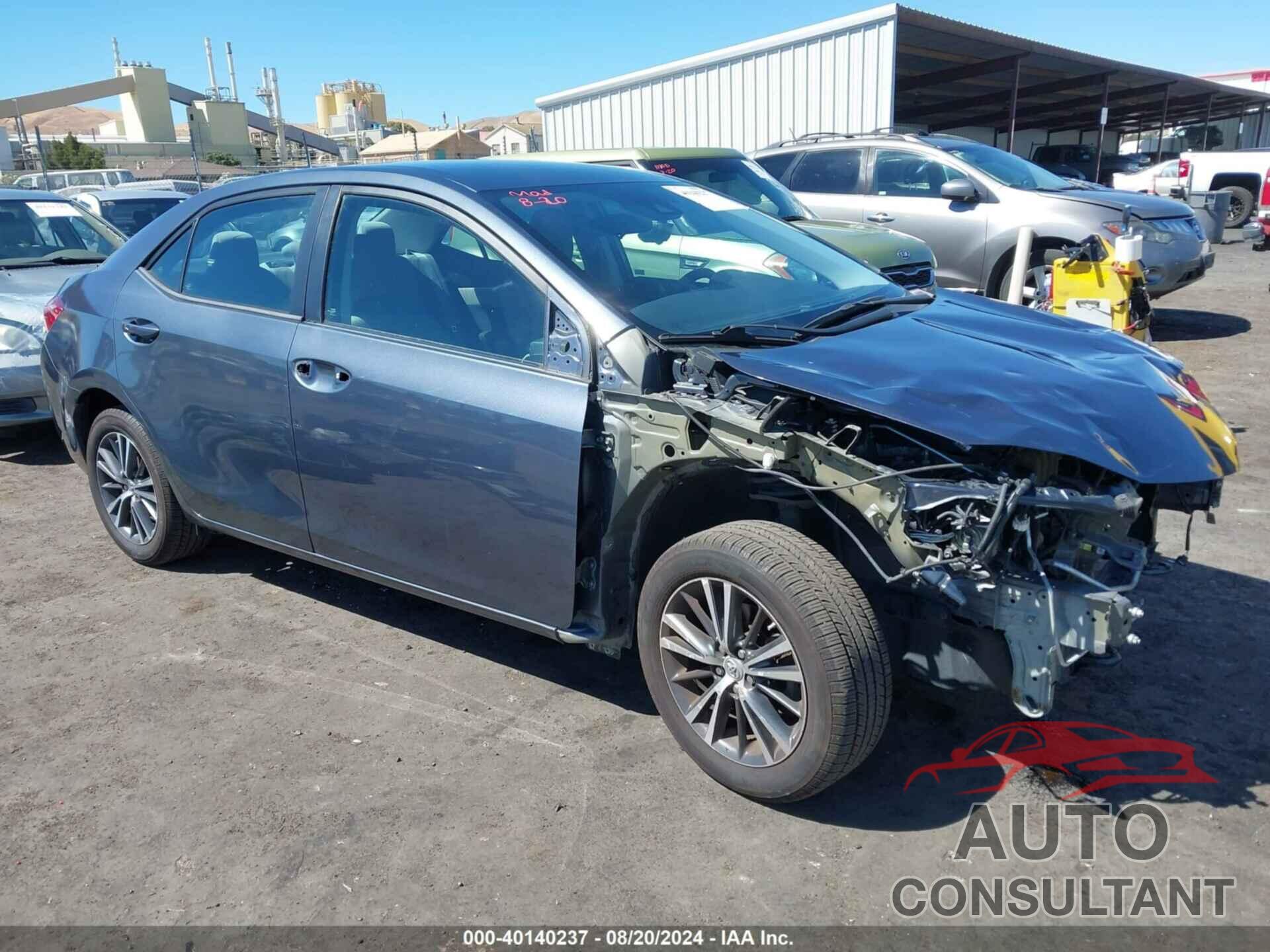 TOYOTA COROLLA 2017 - 5YFBURHE9HP595630
