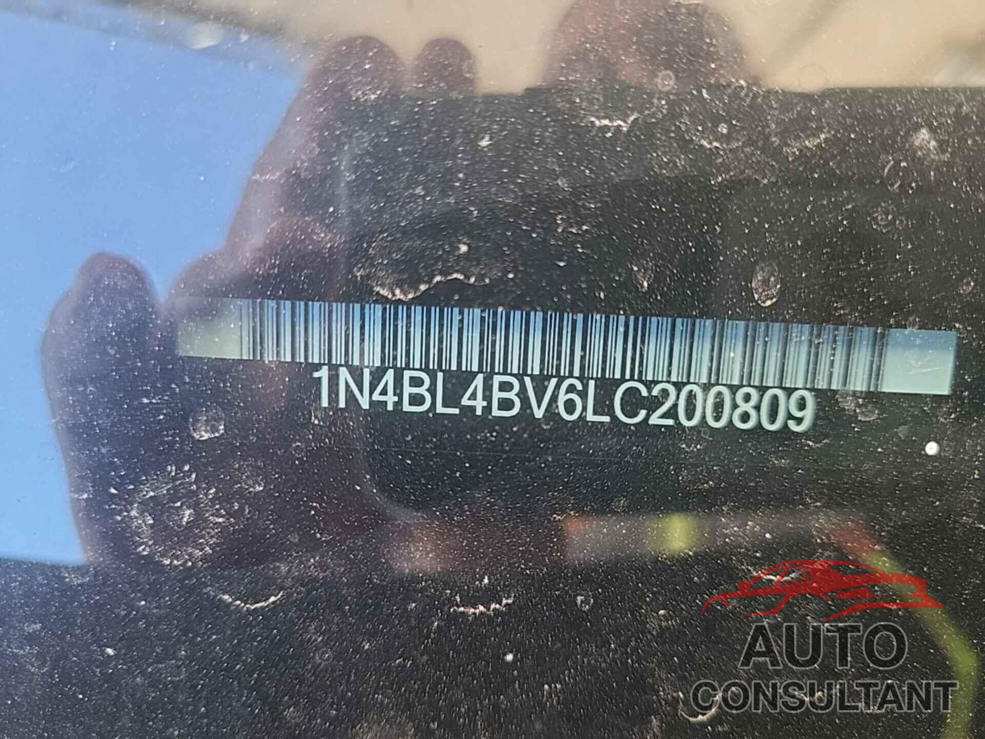 NISSAN ALTIMA 2020 - 1N4BL4BV6LC200809