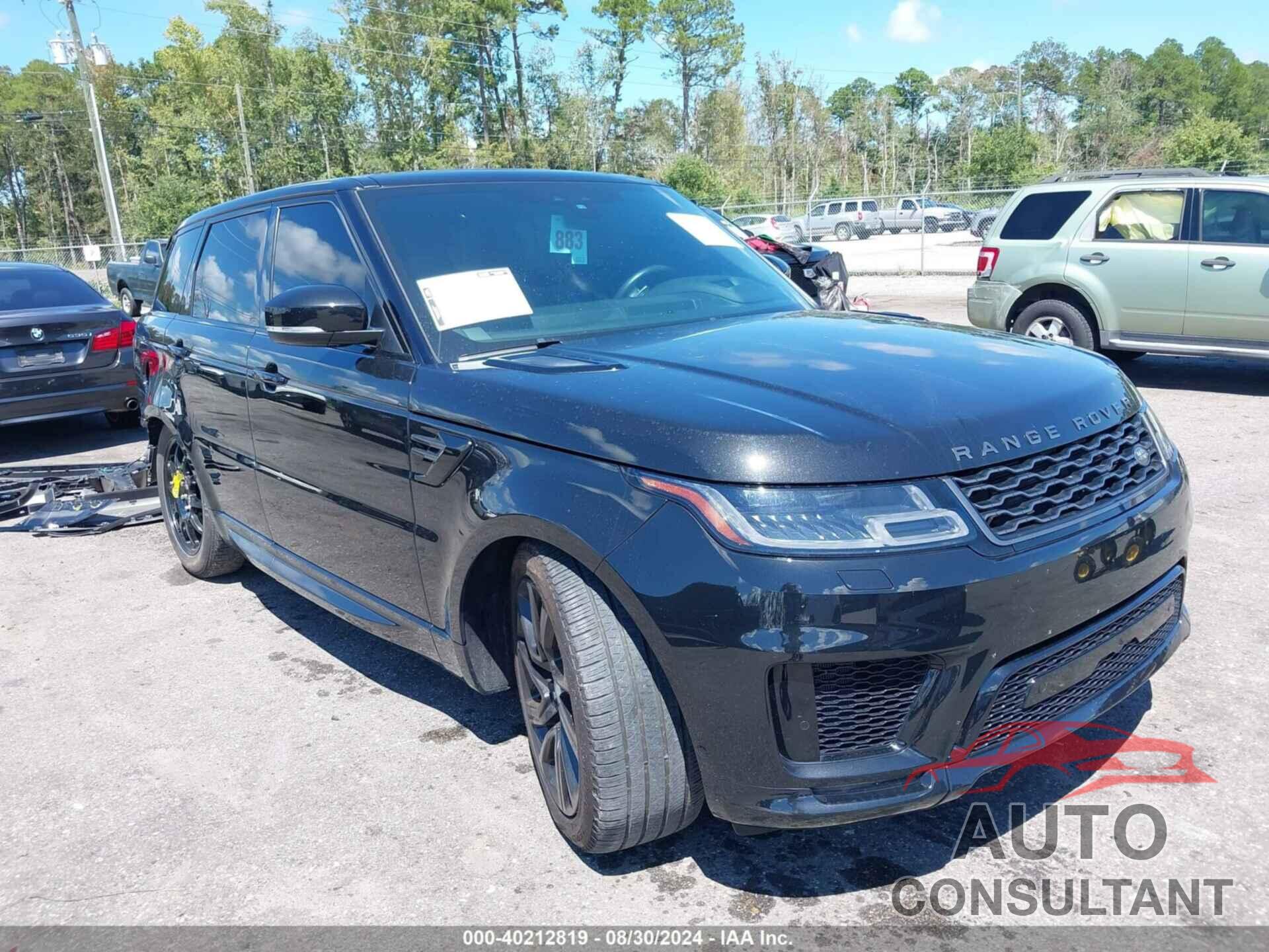 LAND ROVER RANGE ROVER SPORT 2019 - SALWR2RE3KA854464