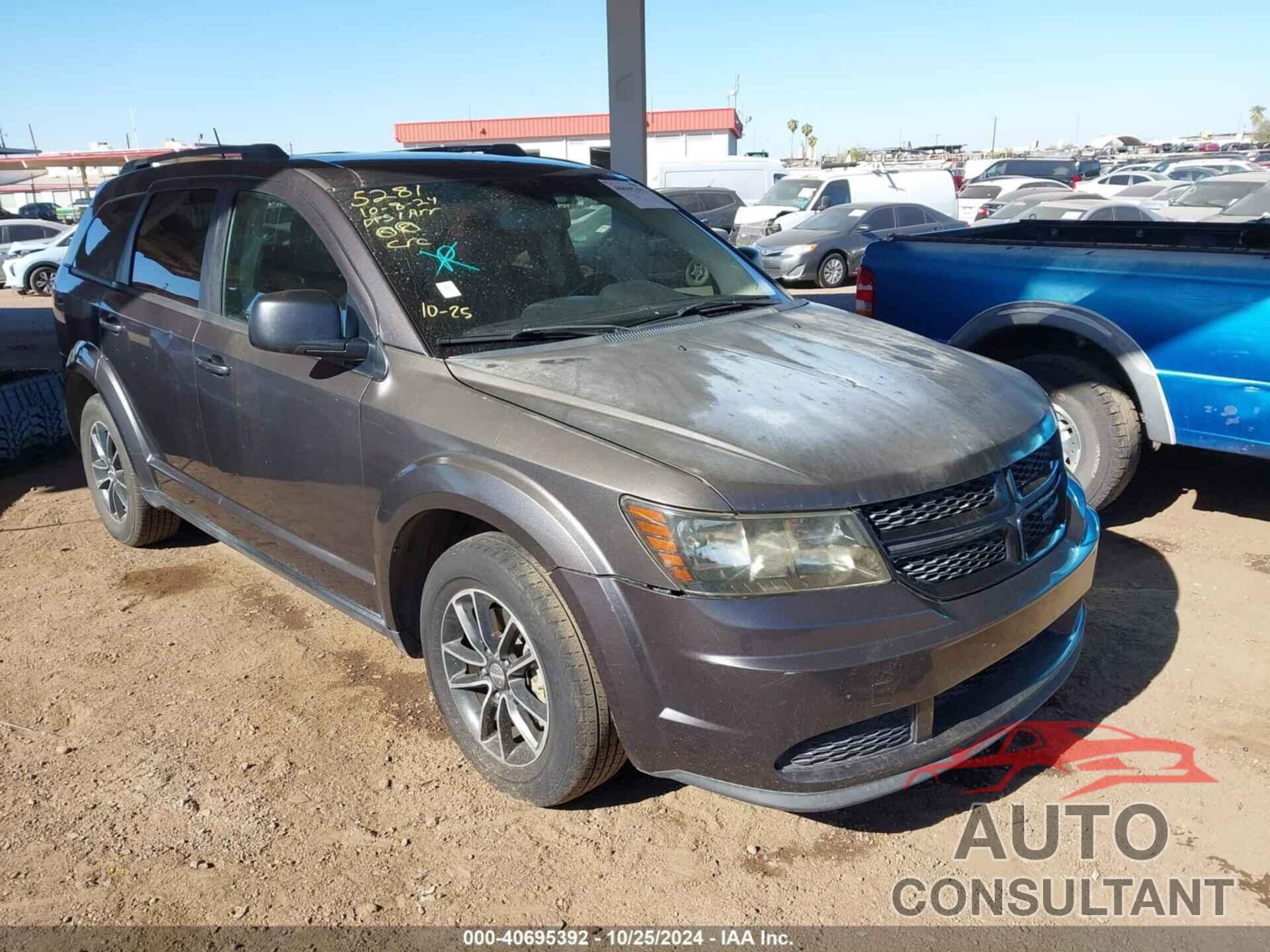 DODGE JOURNEY 2017 - 3C4PDCAB3HT630128