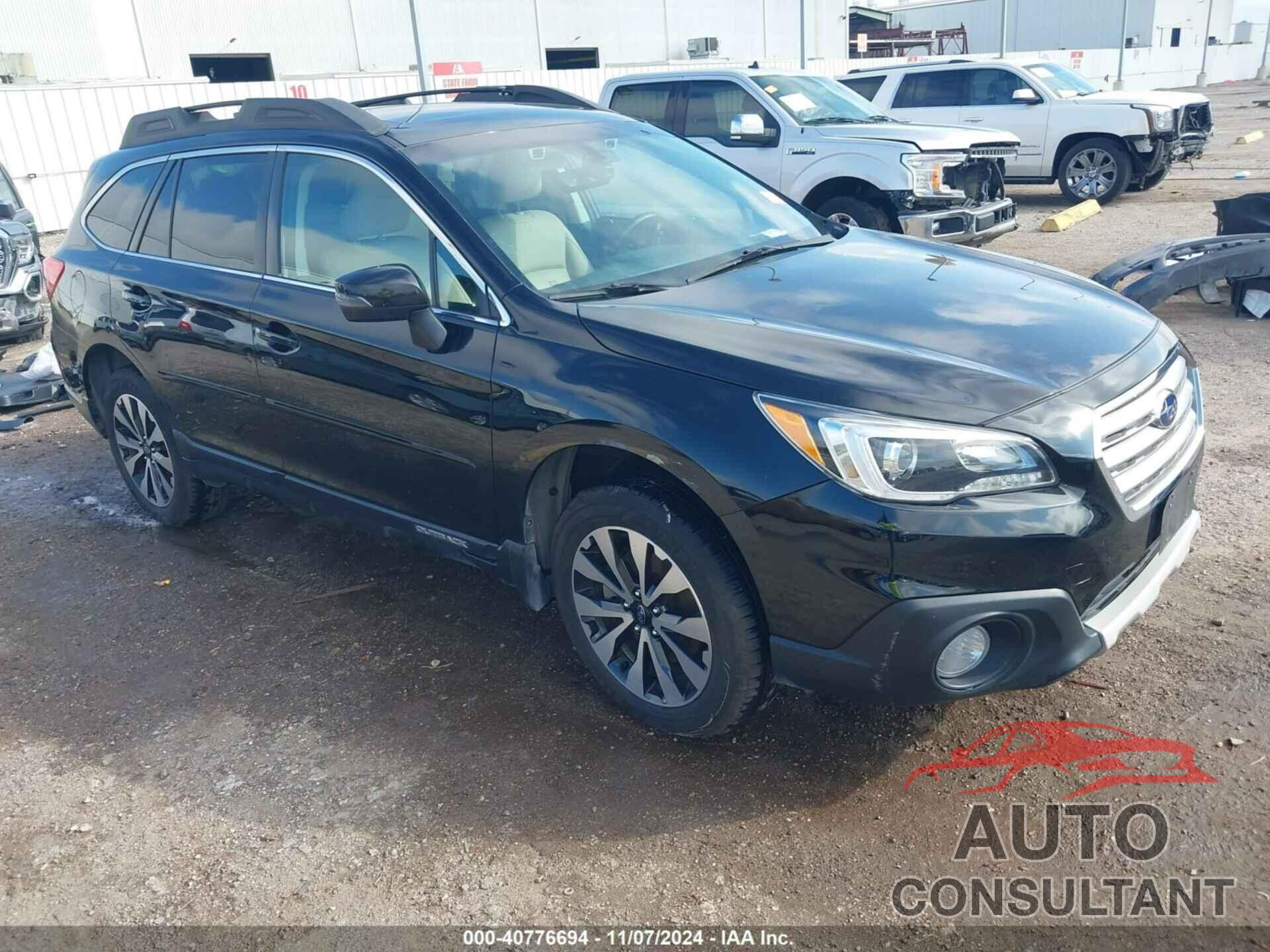 SUBARU OUTBACK 2017 - 4S4BSENC0H3290801