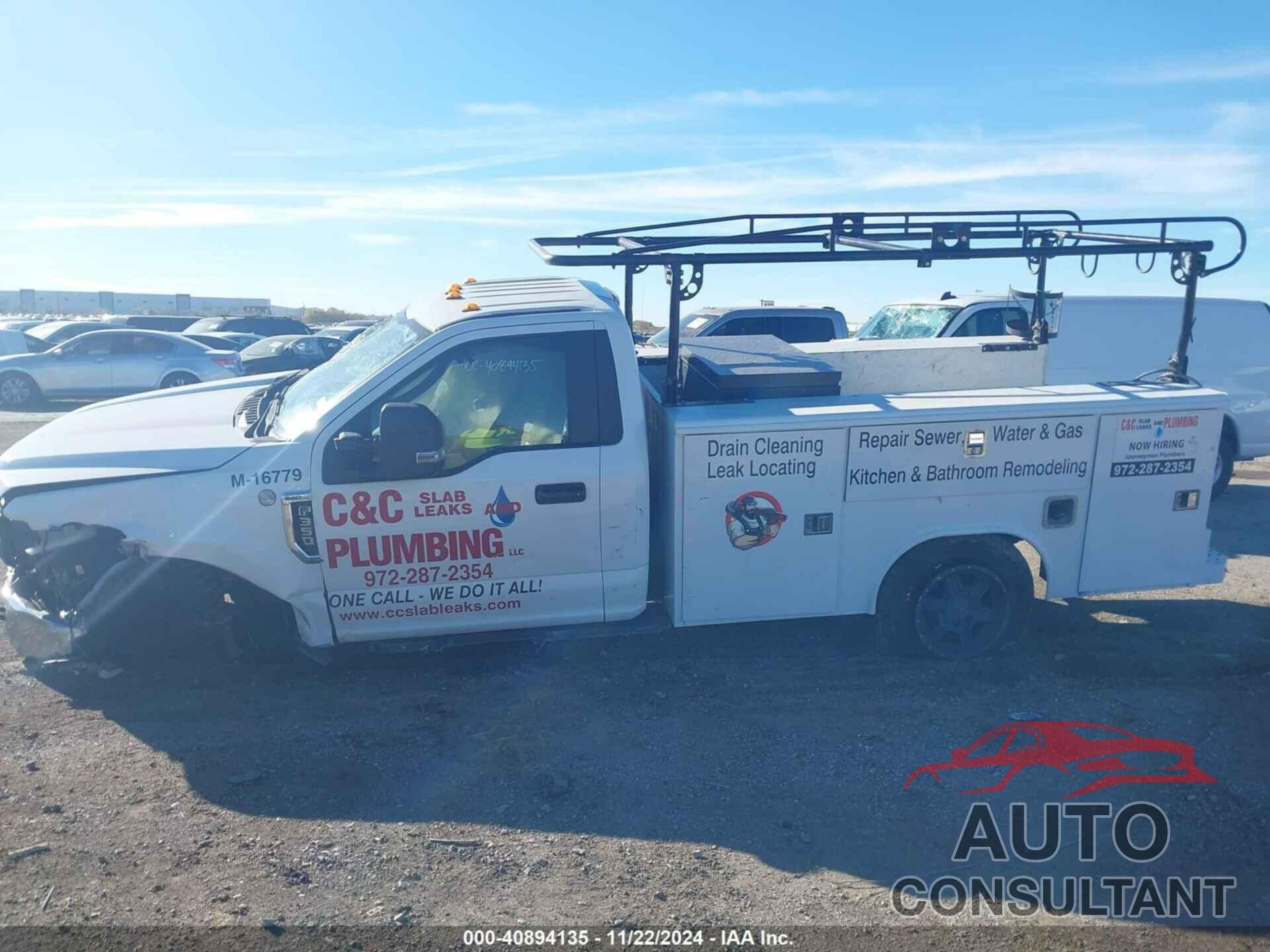 FORD F-350 CHASSIS 2019 - 1FDRF3E67KEC35646
