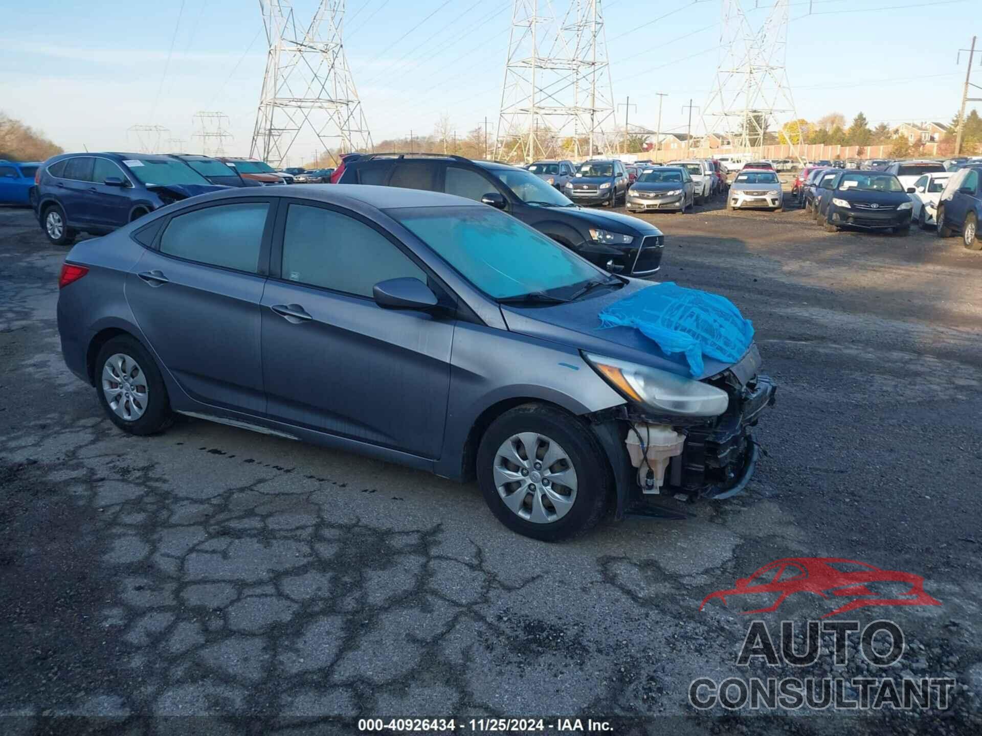 HYUNDAI ACCENT 2016 - KMHCT4AE8GU122397