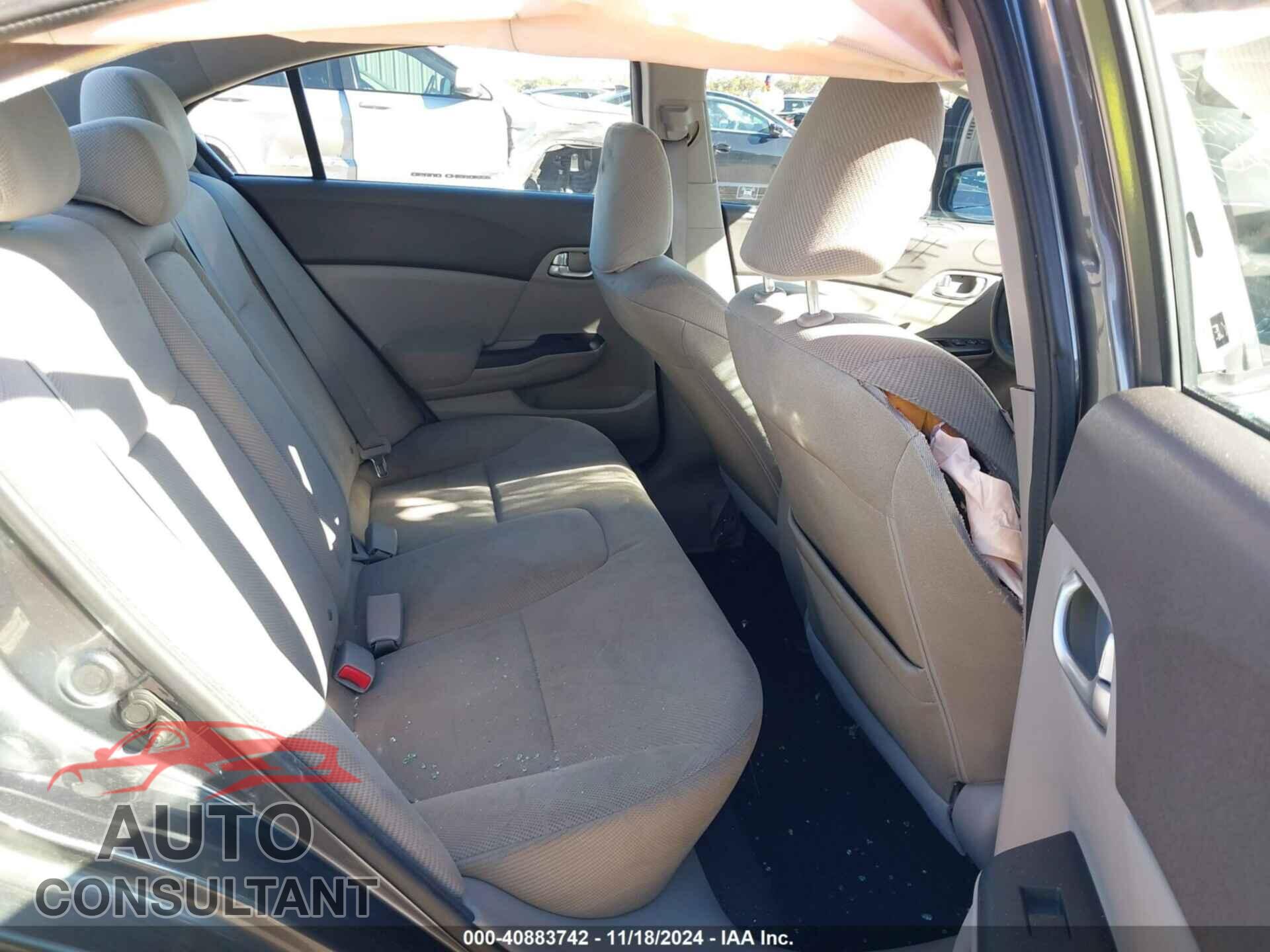 HONDA CIVIC 2012 - 19XFB2F87CE058826