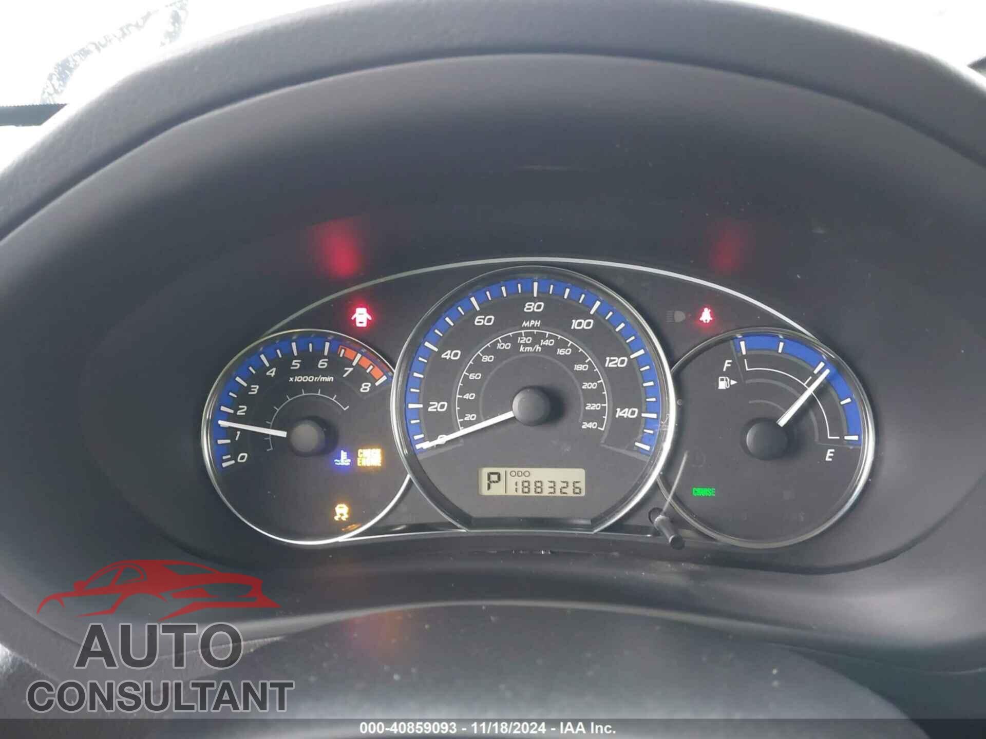 SUBARU FORESTER 2013 - JF2SHAEC6DH404603