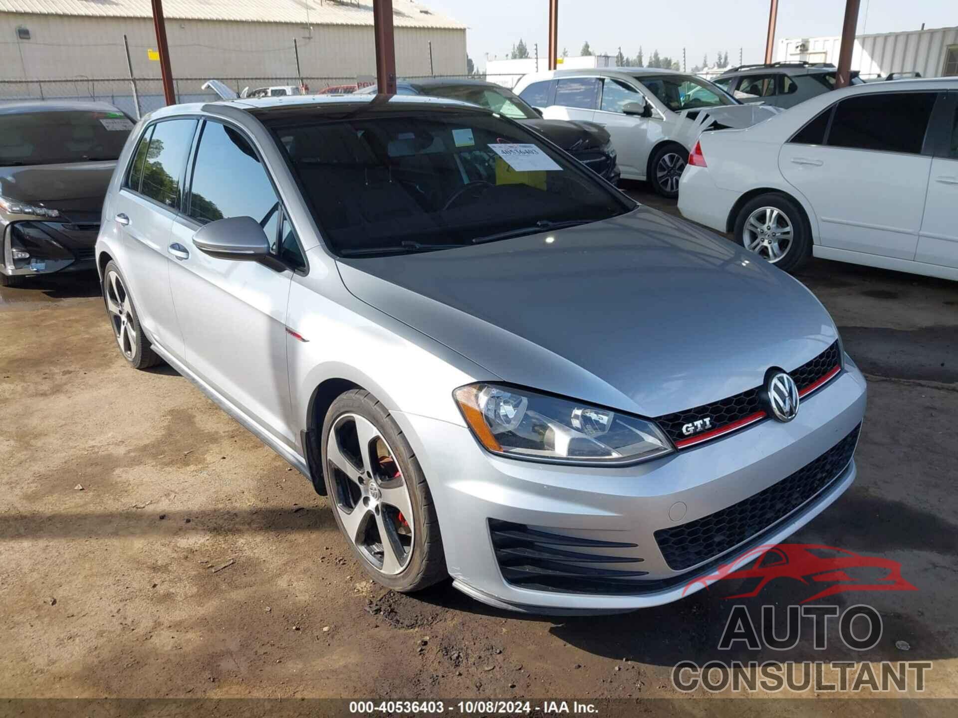 VOLKSWAGEN GOLF GTI 2015 - 3VW4T7AU2FM049481