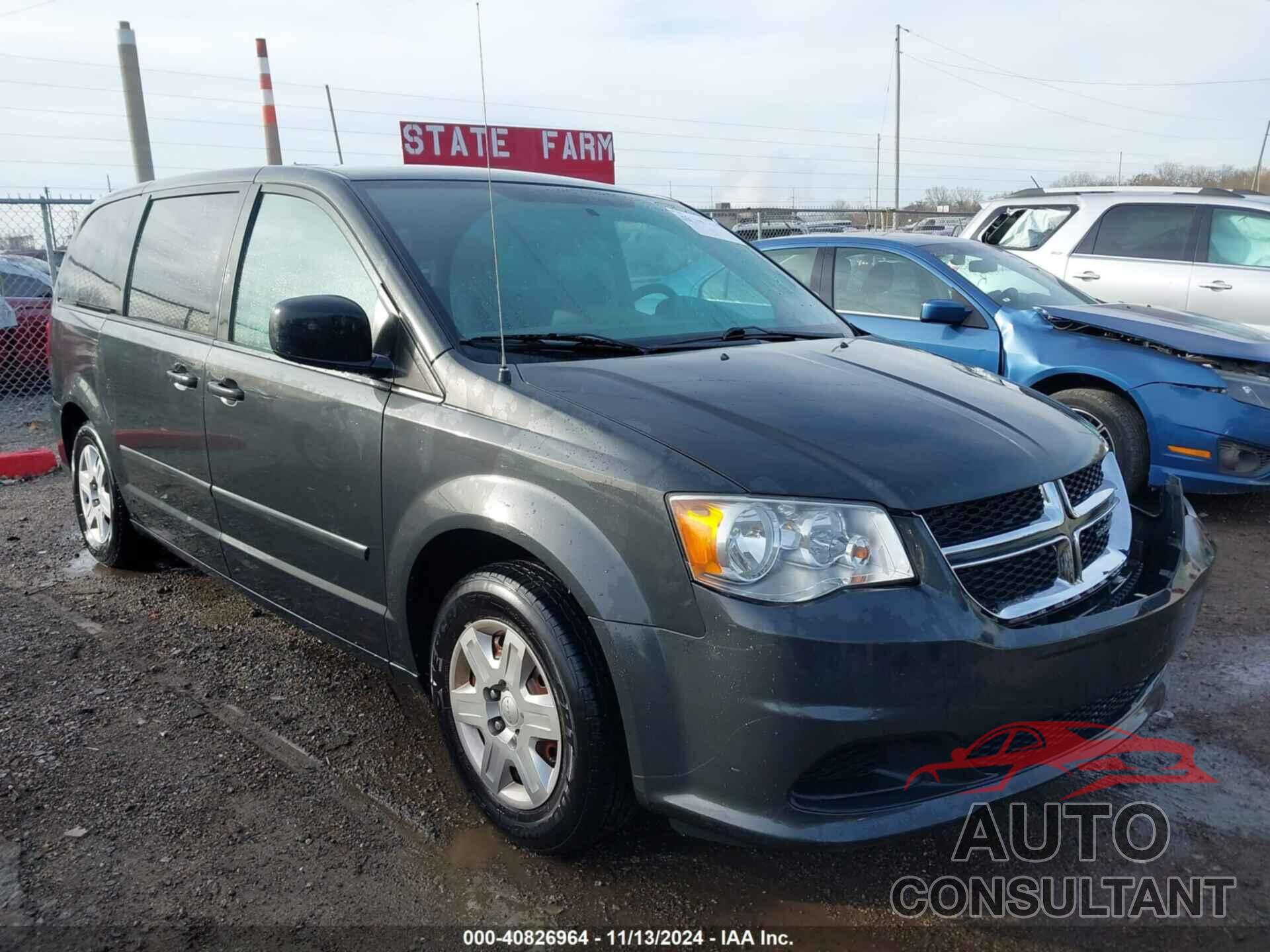 DODGE GRAND CARAVAN 2012 - 2C4RDGBG7CR220289